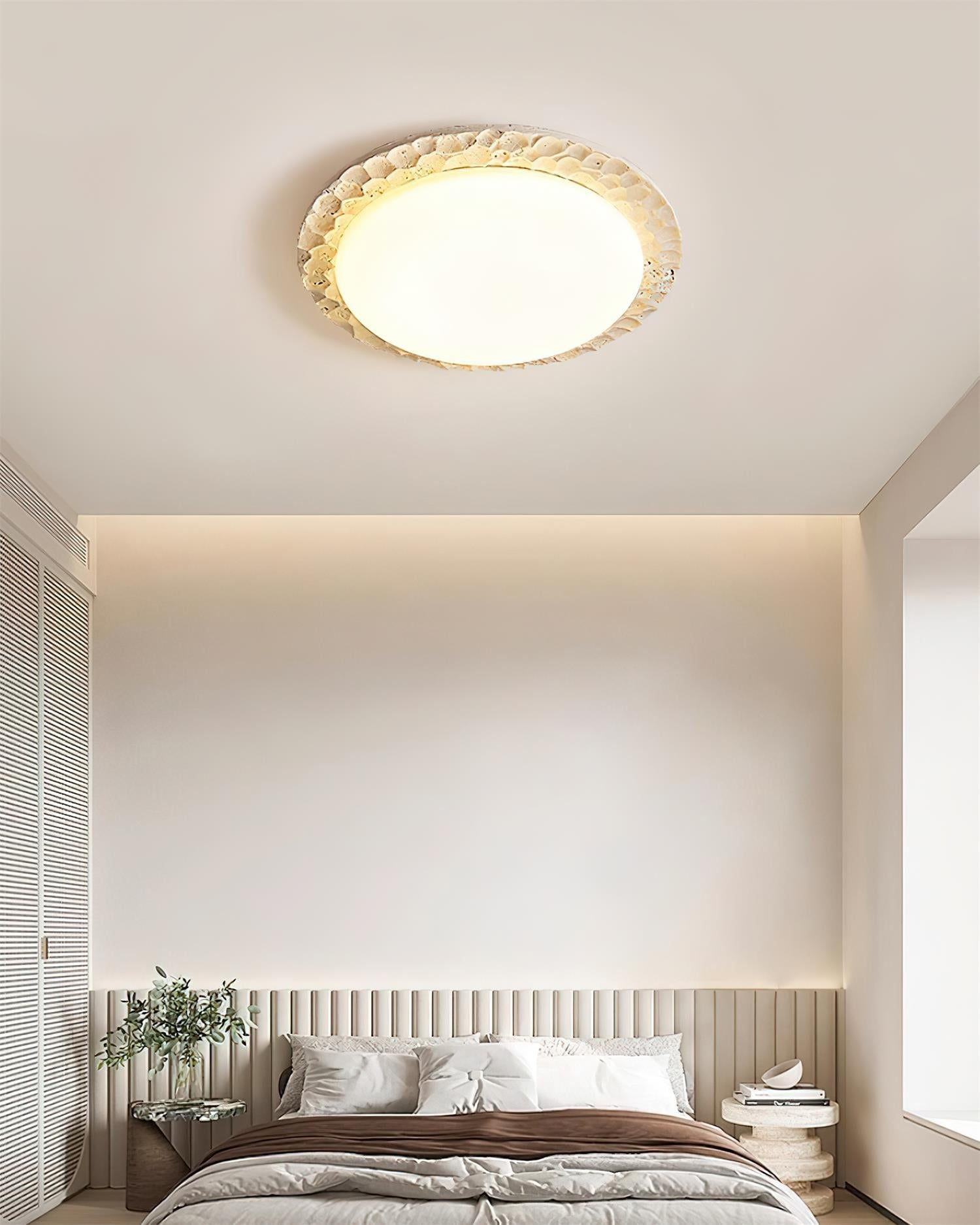 Ritta Travertine Canopy Ceiling Light - Letslighting