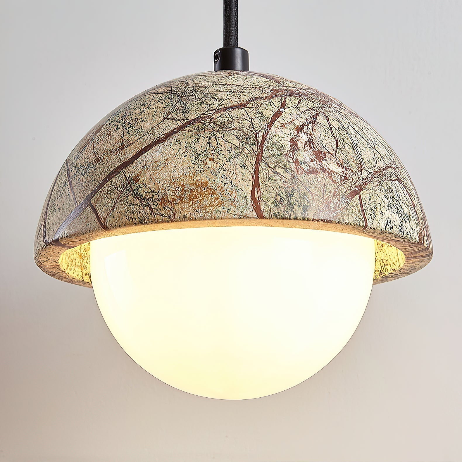 Lylorarae Modern Minimalist Marble Glass Pendant Lamp - Letslighting