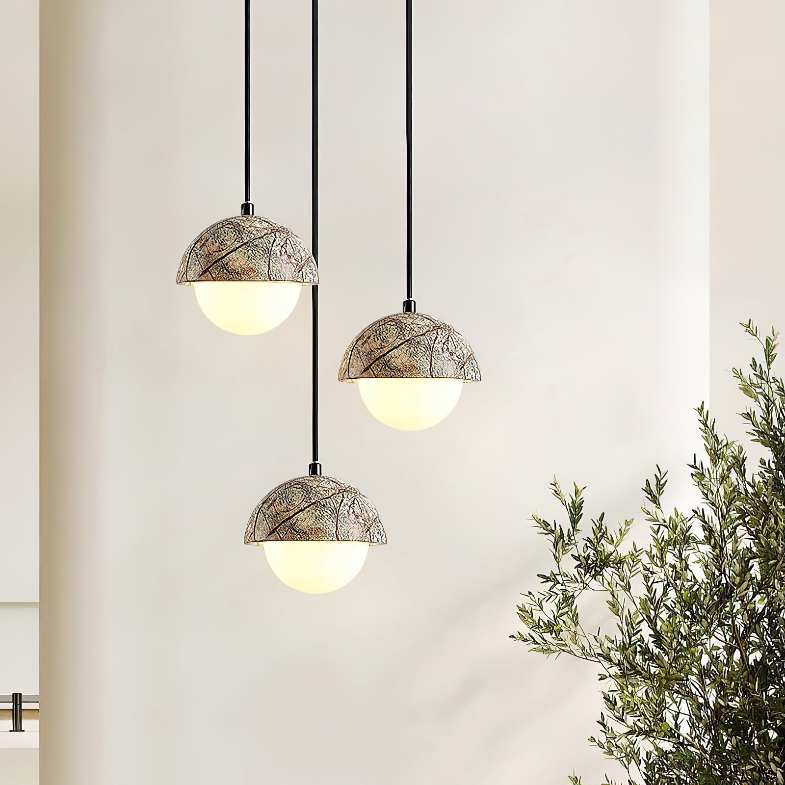 Lylorarae Modern Minimalist Marble Glass Pendant Lamp - Letslighting
