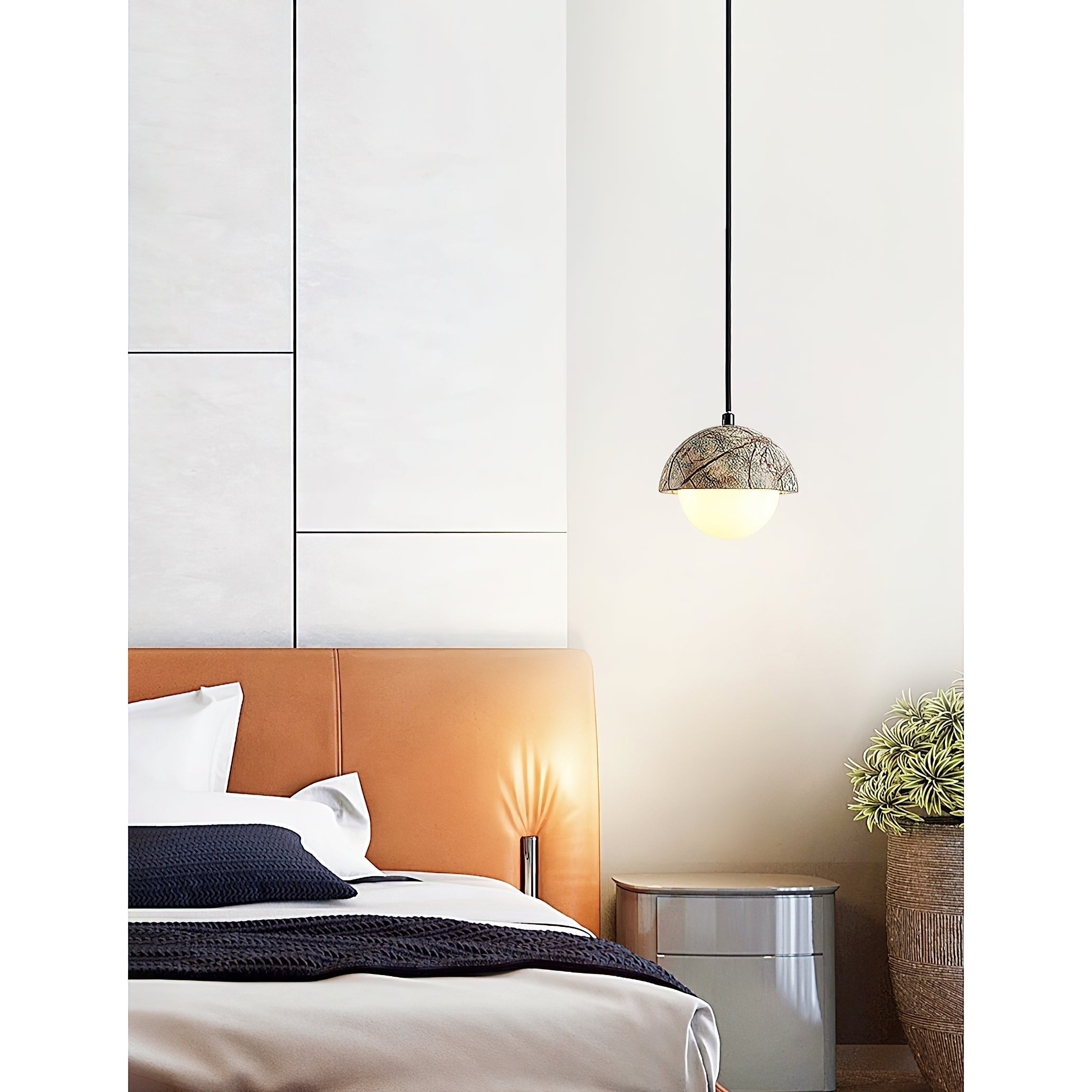Lylorarae Modern Minimalist Marble Glass Pendant Lamp - Letslighting