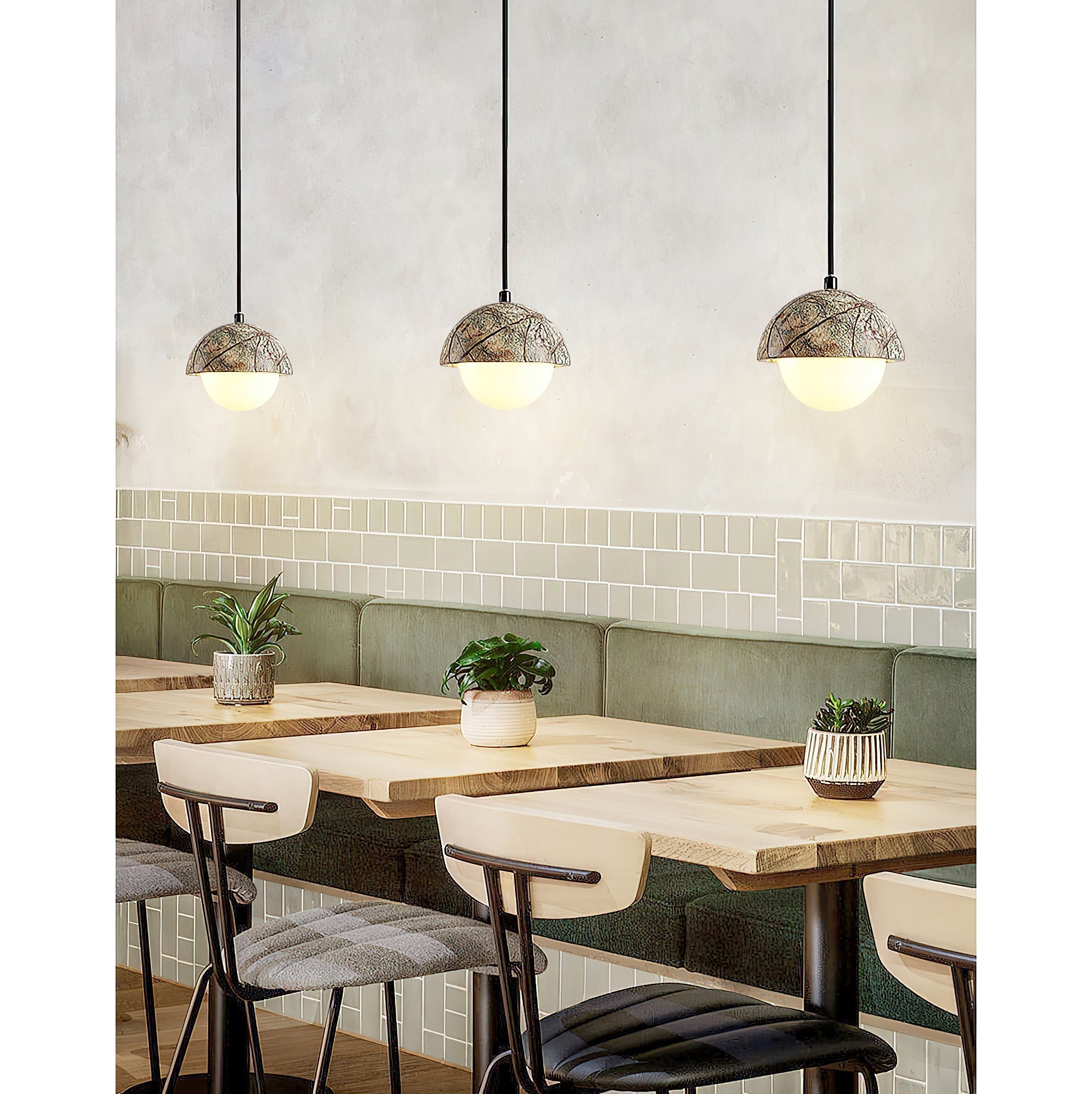 Lylorarae Modern Minimalist Marble Glass Pendant Lamp - Letslighting