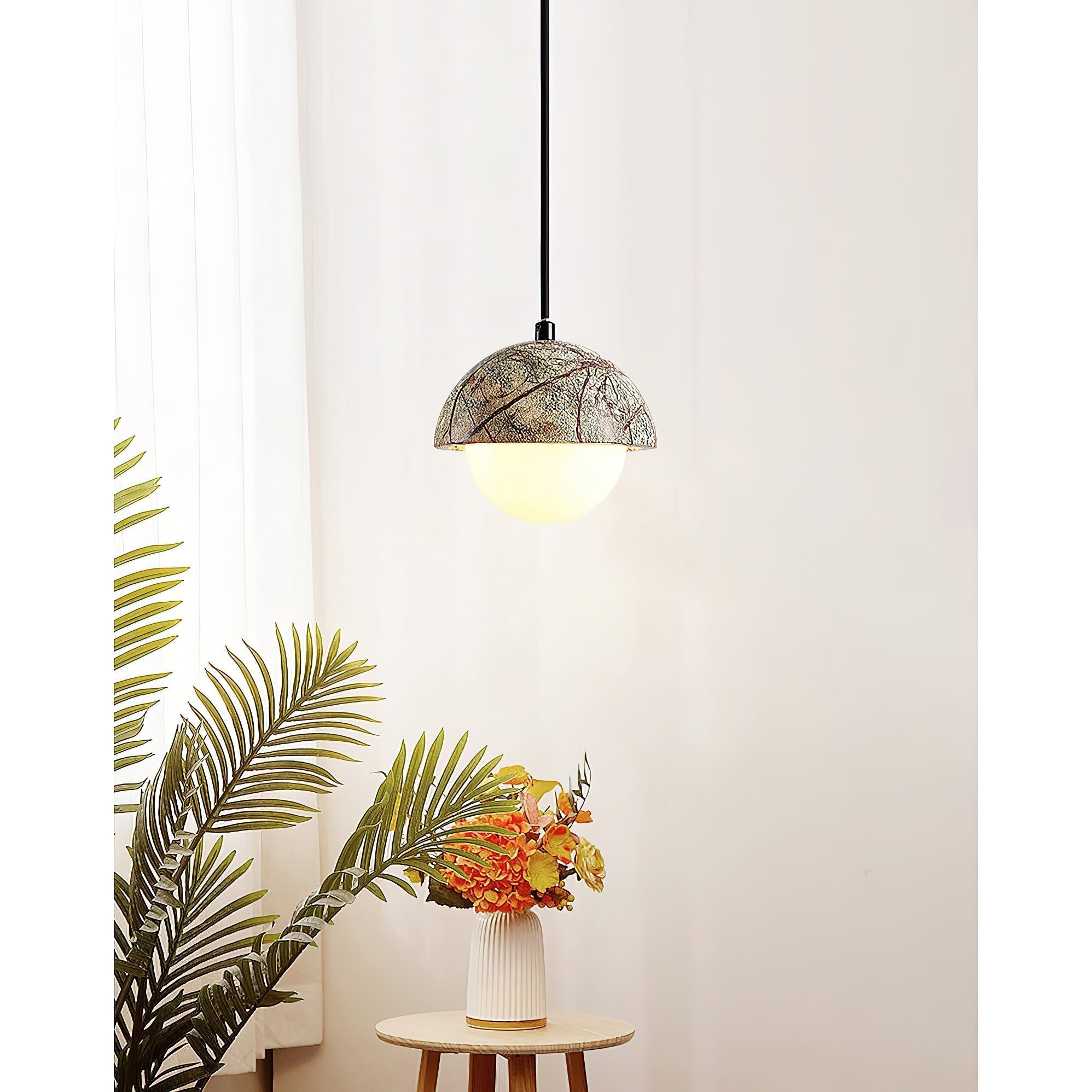 Lylorarae Modern Minimalist Marble Glass Pendant Lamp - Letslighting
