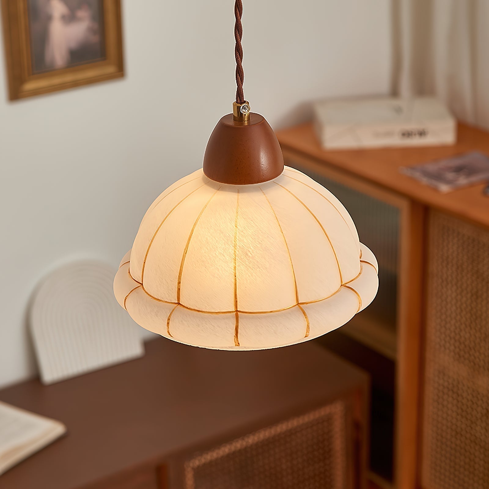 Pendelleuchte Glas Kuppelschirm Akzent Minimalistisch-Letslighting