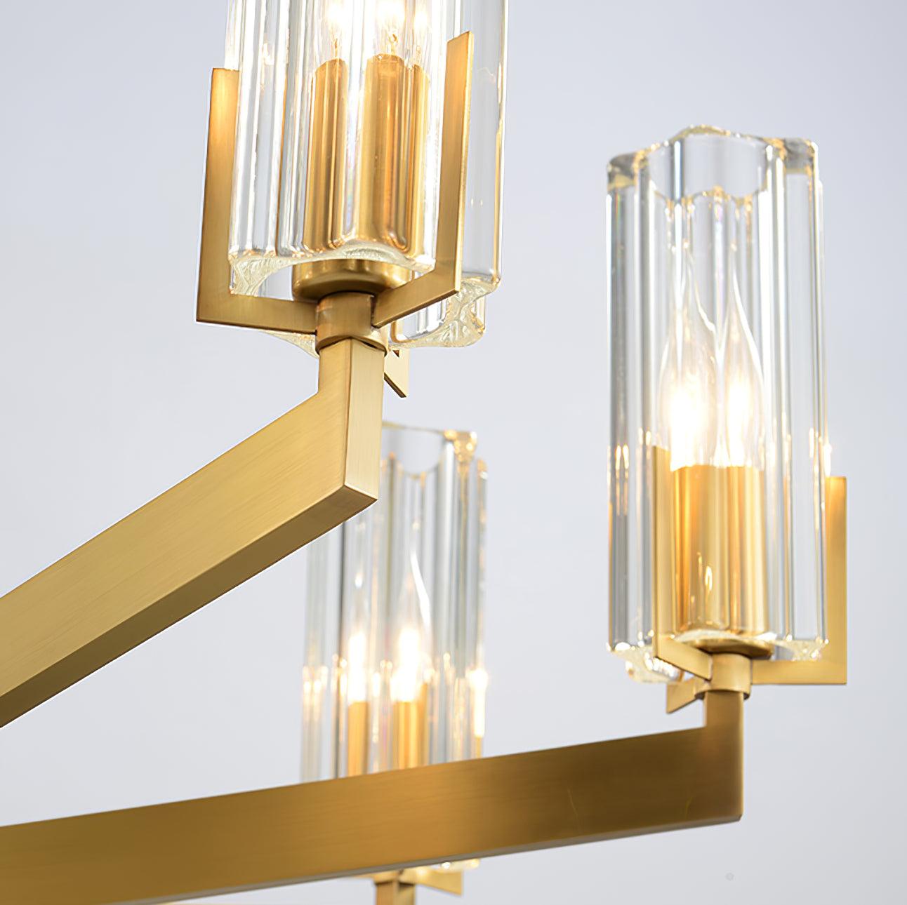 Lustra Kronleuchter Messing Glas Modern-Letslighting
