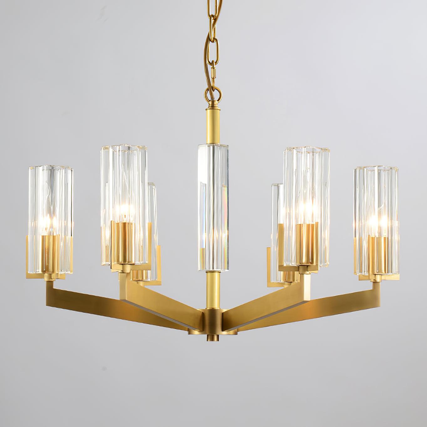 Lustra Kronleuchter Messing Glas Modern-Letslighting