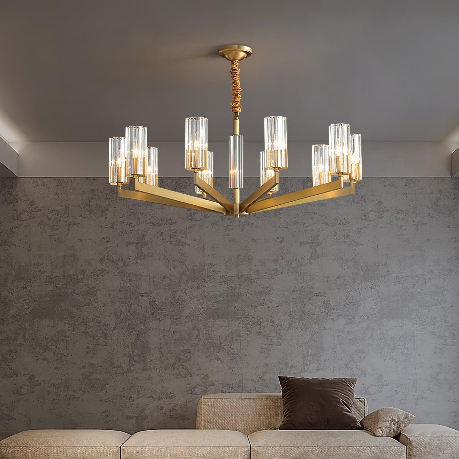 Lustra Kronleuchter Messing Glas Modern-Letslighting