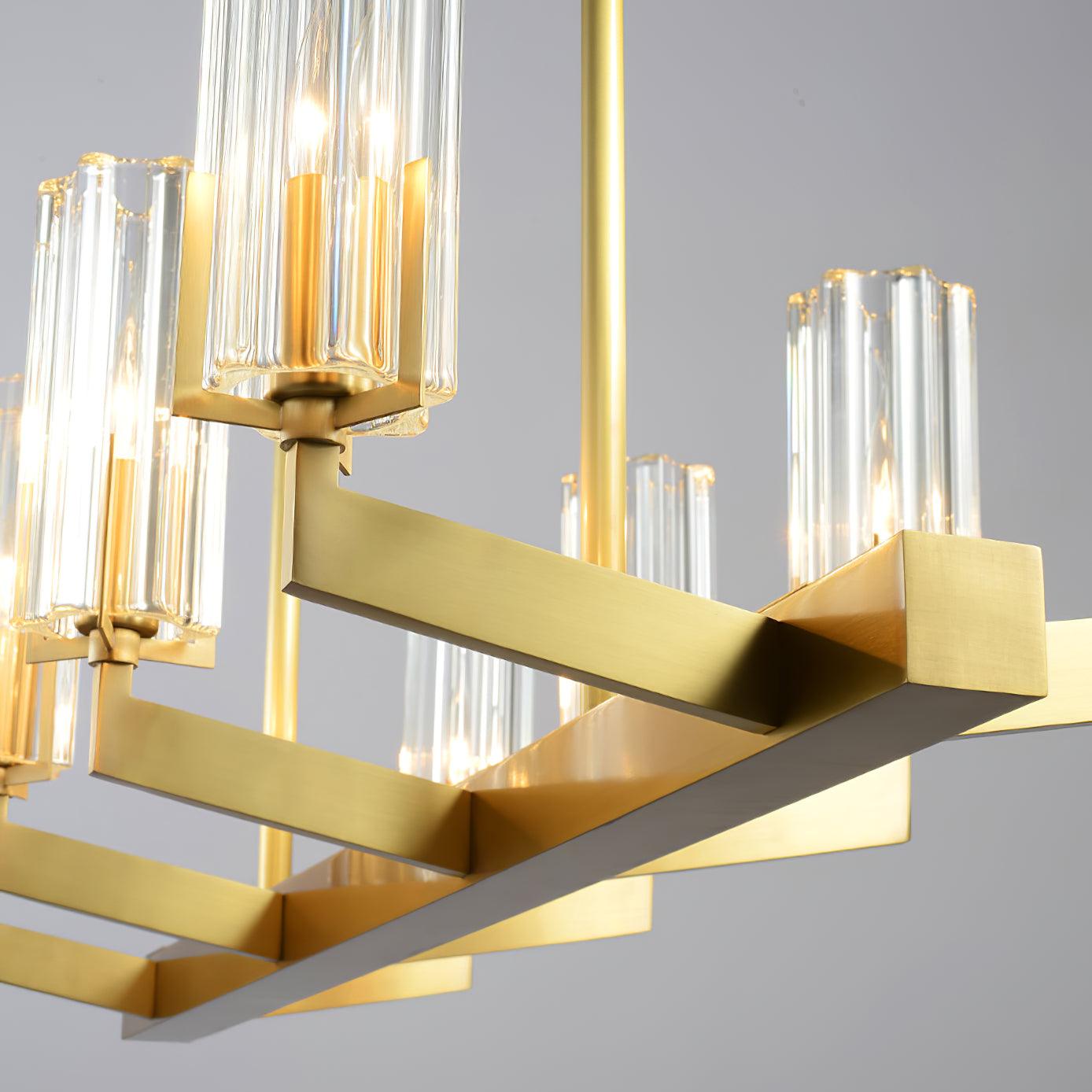 Lustra Kronleuchter Messing Glas Modern-Letslighting