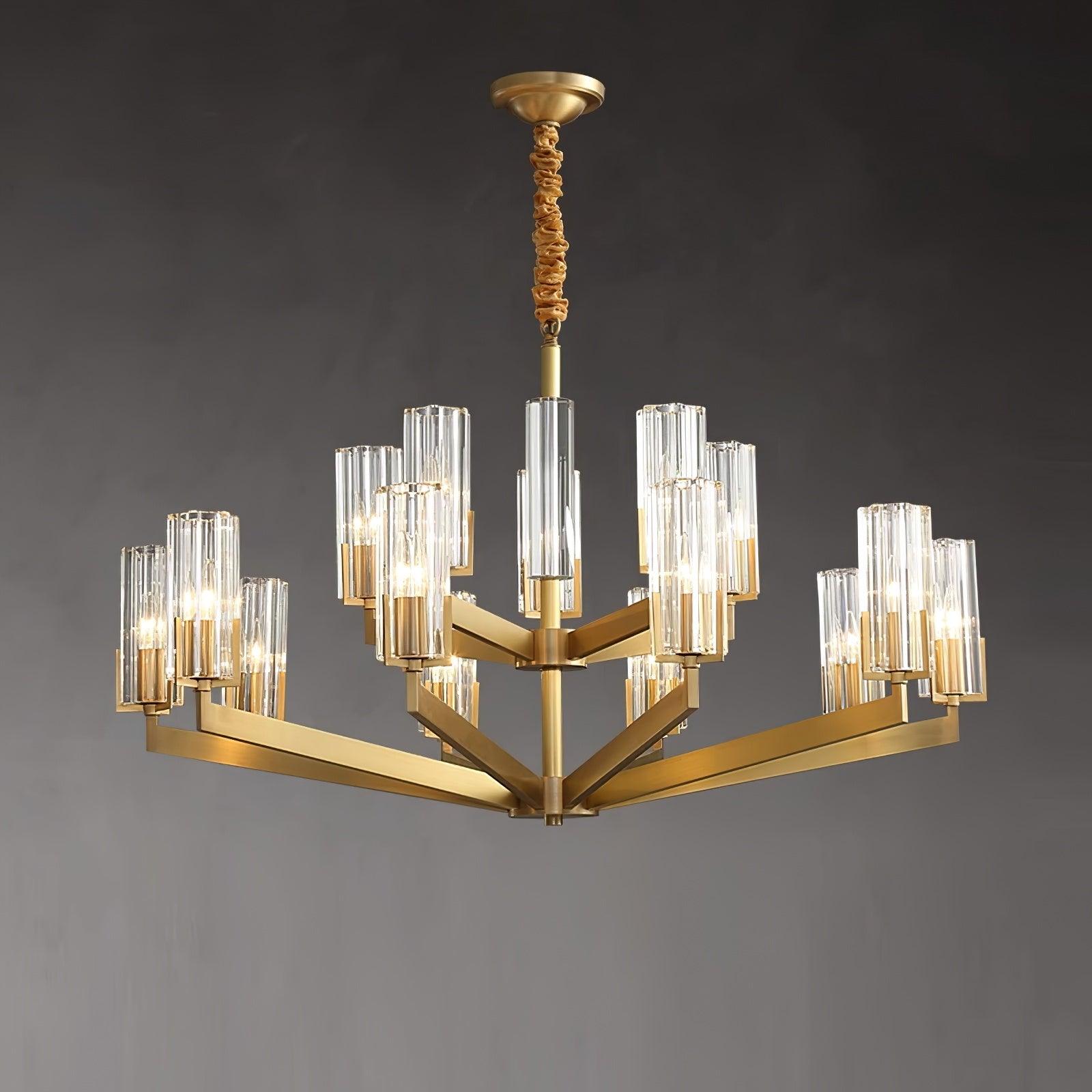 Lustra Kronleuchter Messing Glas Modern-Letslighting
