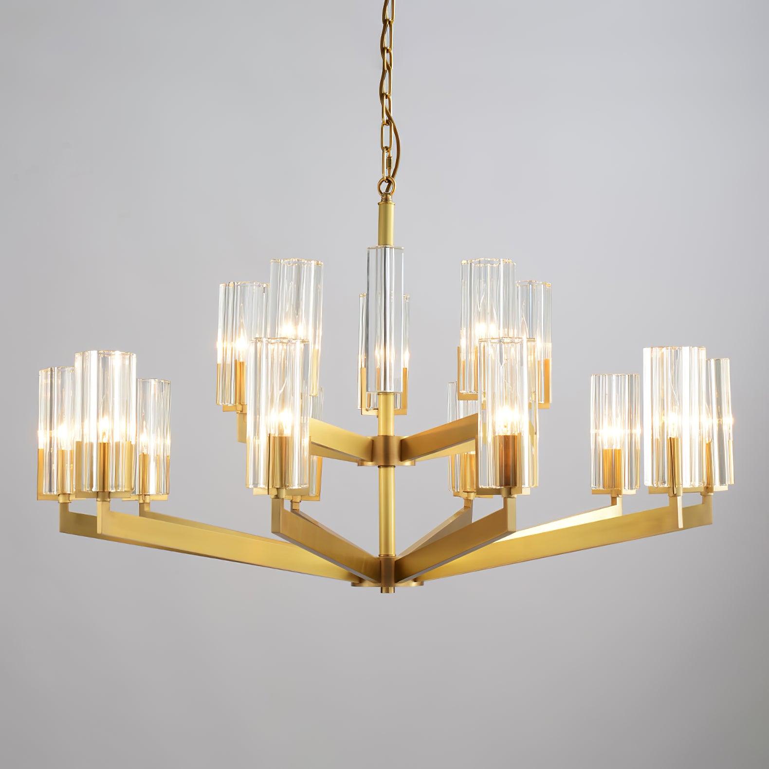 Lustra Kronleuchter Messing Glas Modern-Letslighting