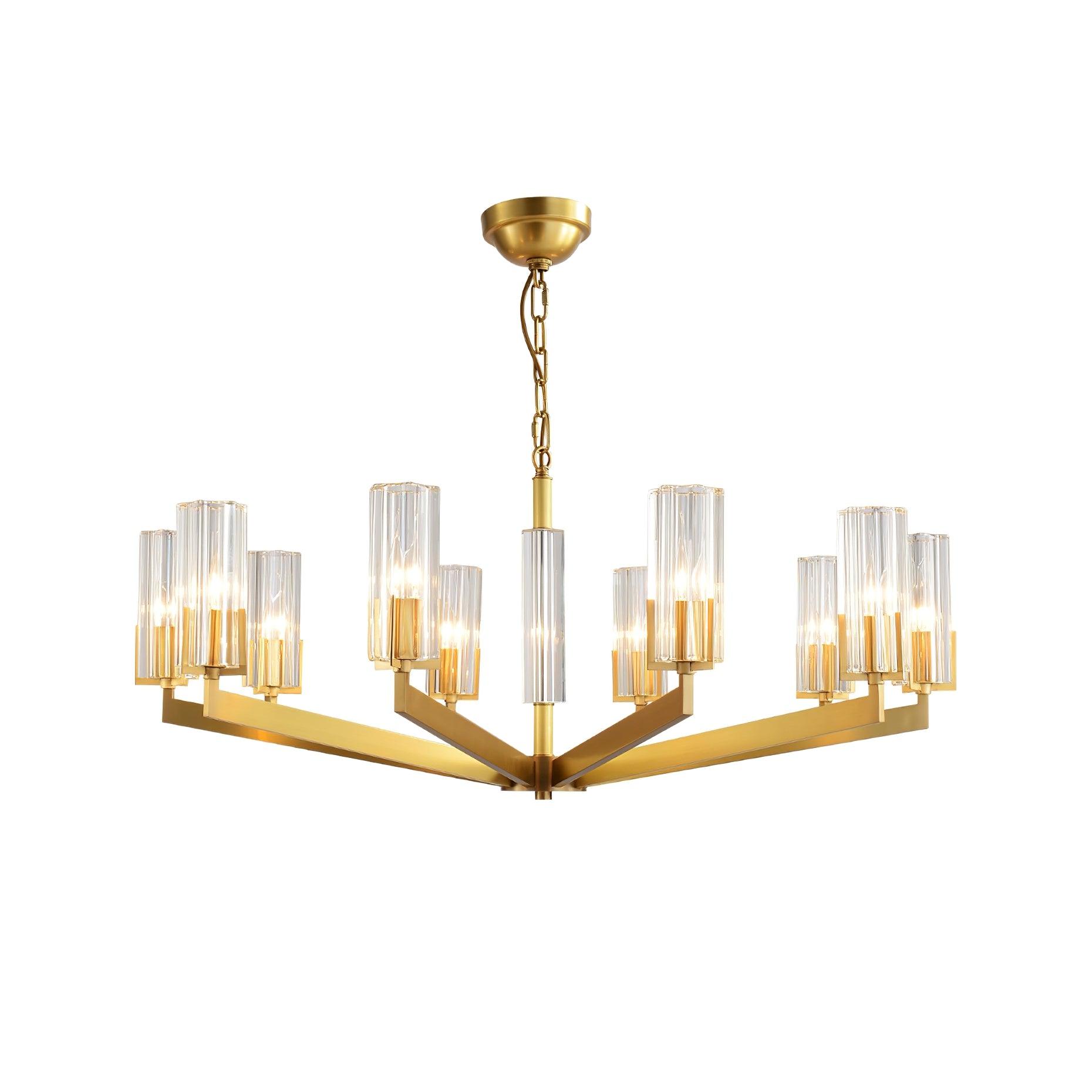 Lustra Kronleuchter Messing Glas Modern-Letslighting