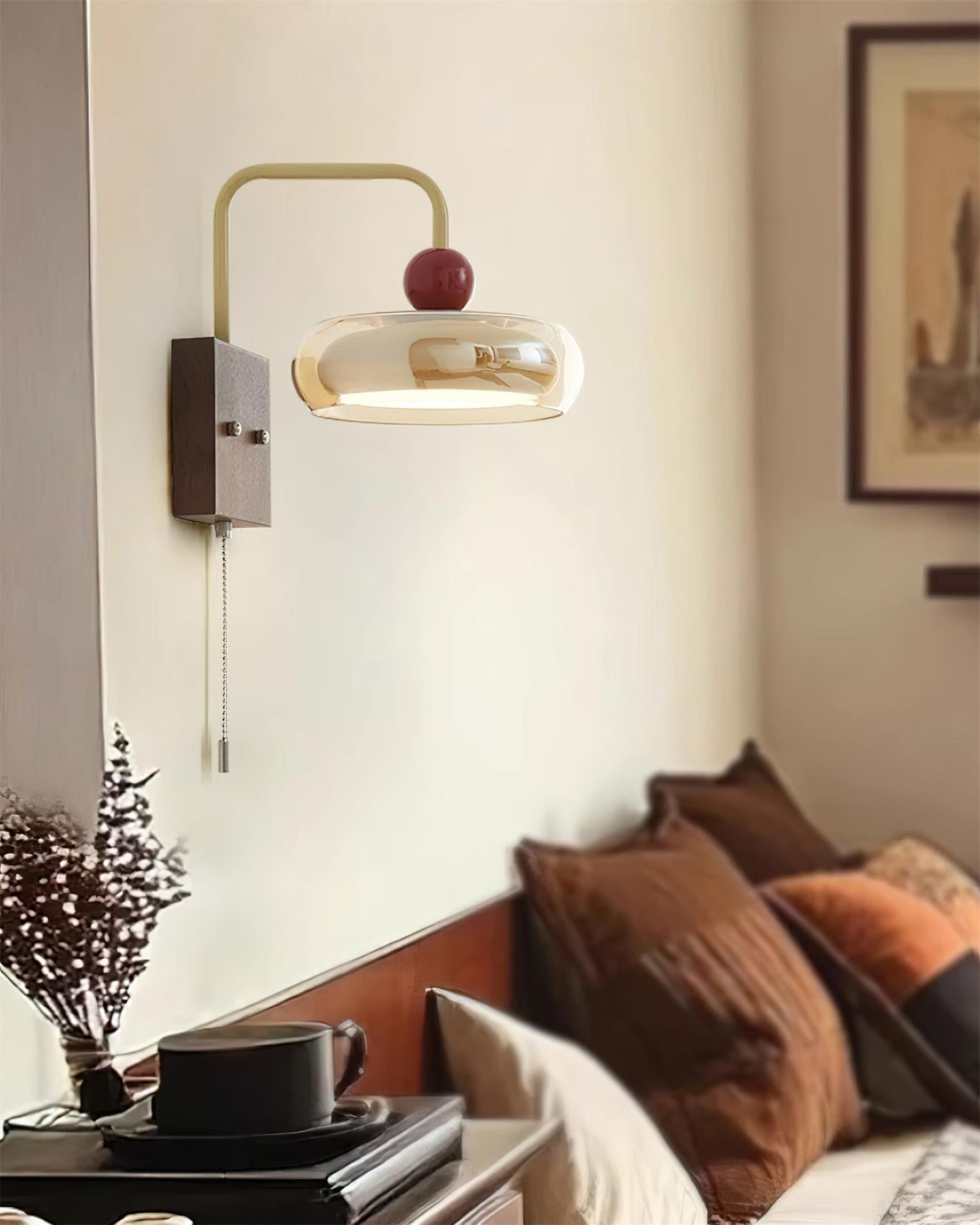 Eplio Retro Metal & Glass Wall Lamp - Letslighting