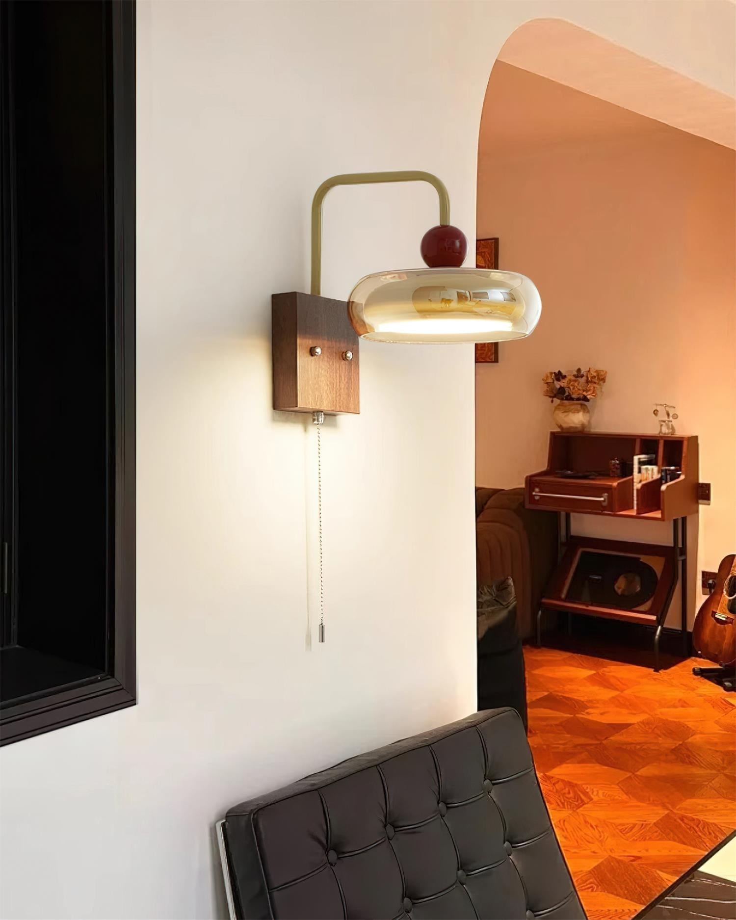 Eplio Retro Metal & Glass Wall Lamp - Letslighting