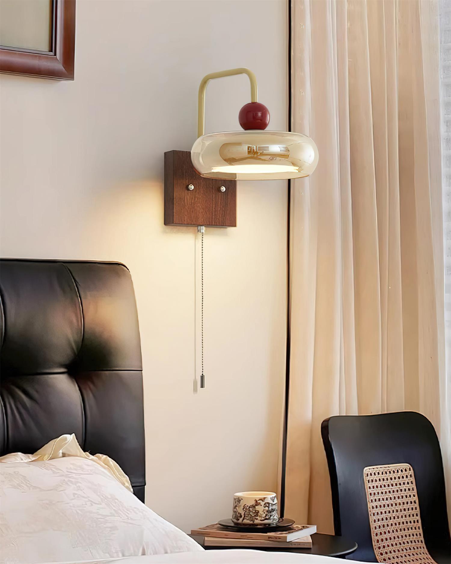 Eplio Retro Metal & Glass Wall Lamp - Letslighting