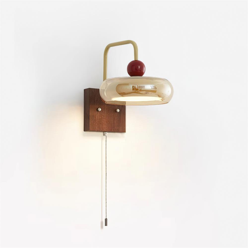 Eplio Retro Metal & Glass Wall Lamp - Letslighting