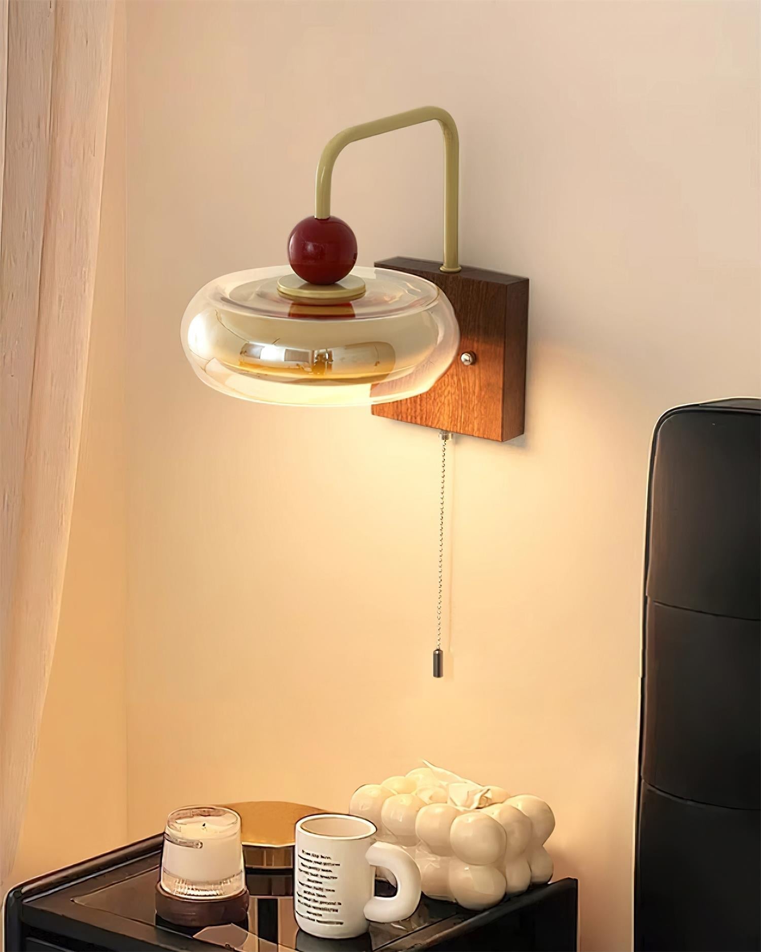 Eplio Retro Metal & Glass Wall Lamp - Letslighting