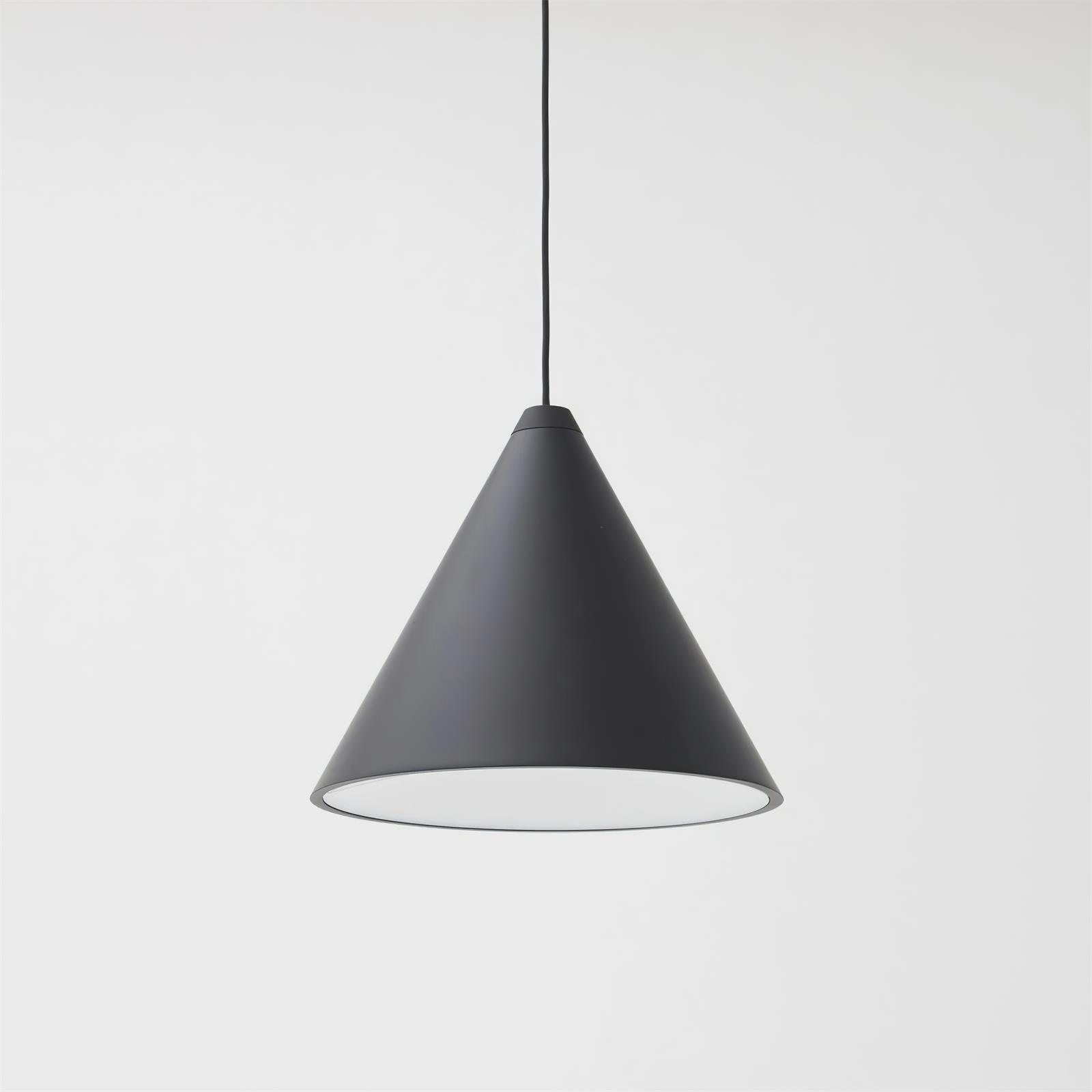Pendelleuchte Schwarz Kegelschirm Industrial-Letslighting