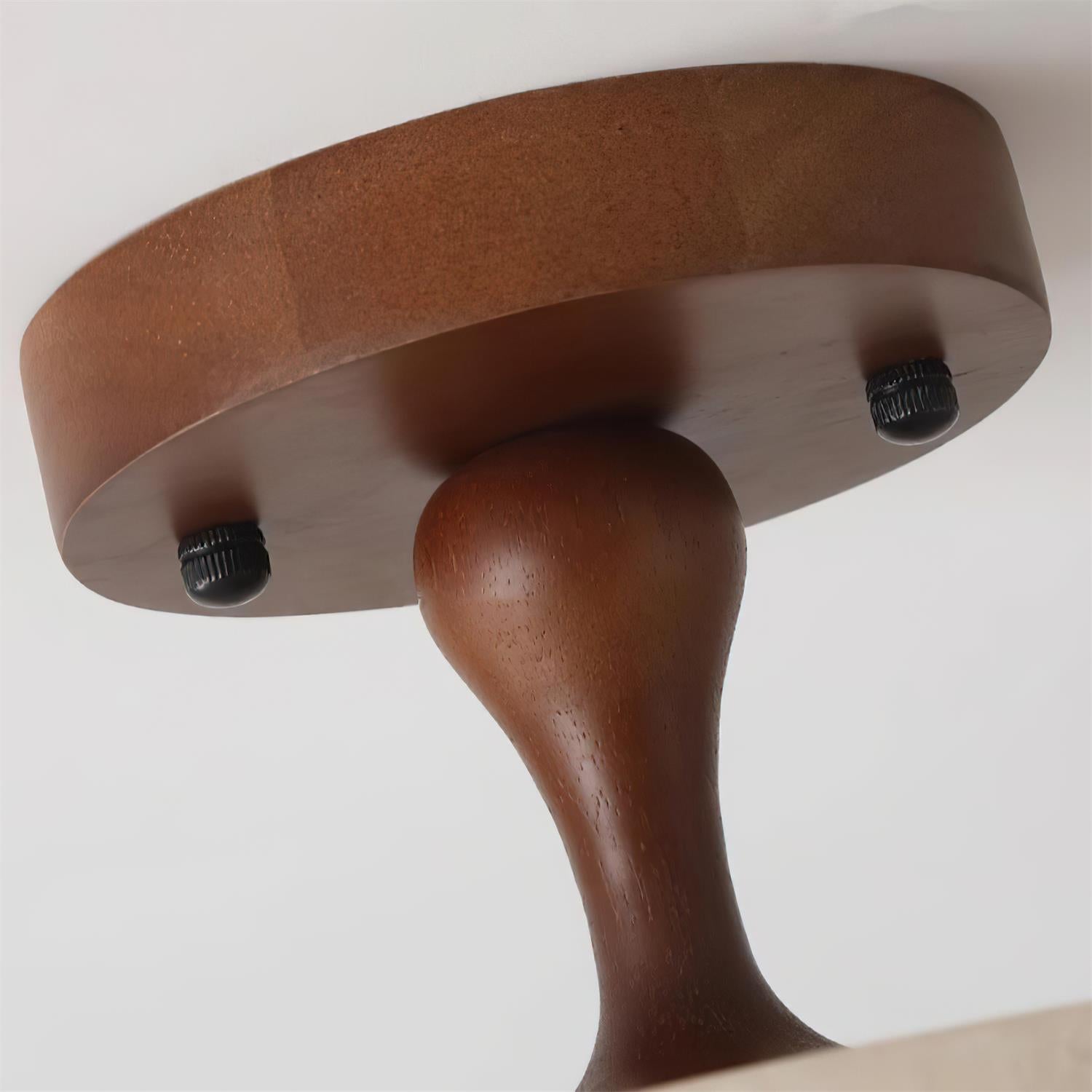 Dovai Travertine Semi Flush Ceiling Light - Letslighting