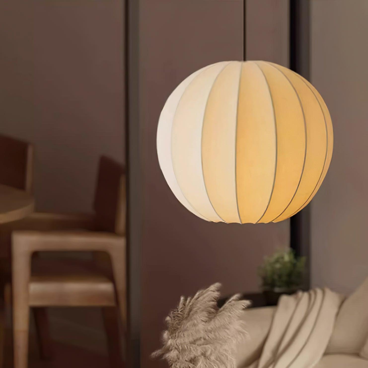 Solarce Skandinavische Seiden Pendelleuchte-Letslighting
