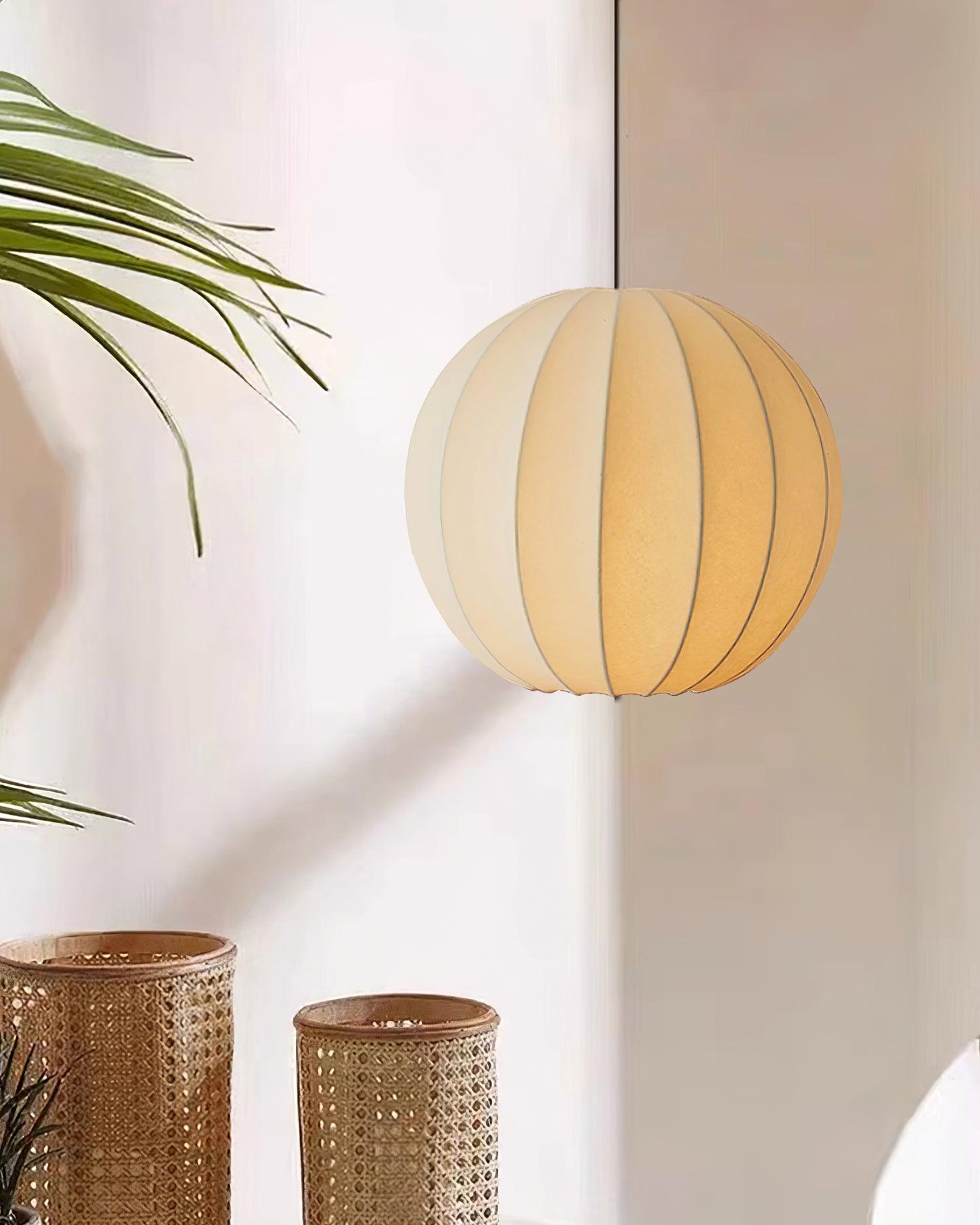 Solarce Skandinavische Seiden Pendelleuchte-Letslighting