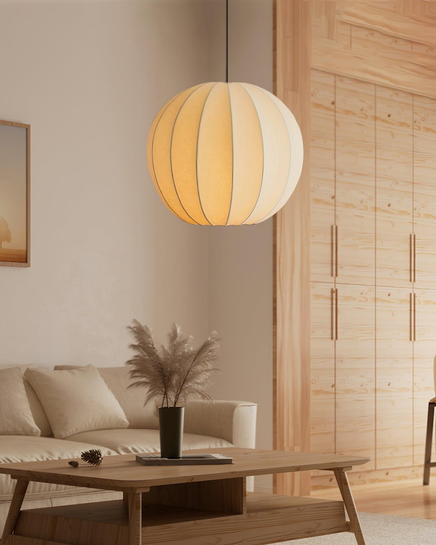 Solarce Skandinavische Seiden Pendelleuchte-Letslighting