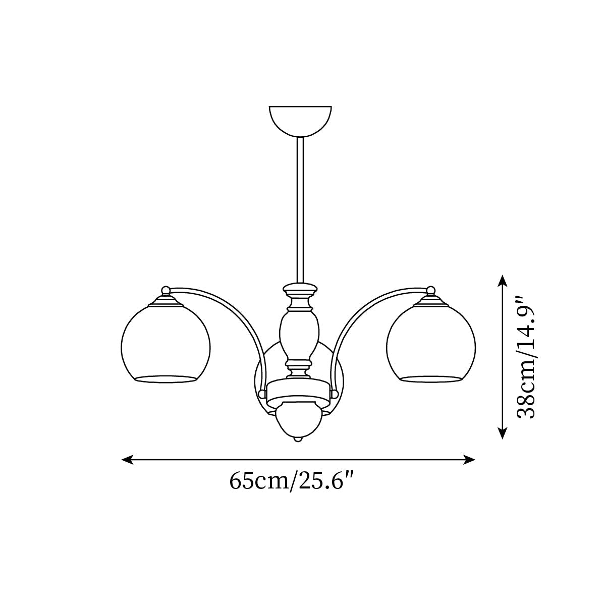 Kronleuchter Glas Schirme Metall Rahmen Holz Akzente Mid-Century Ruhig-Letslighting