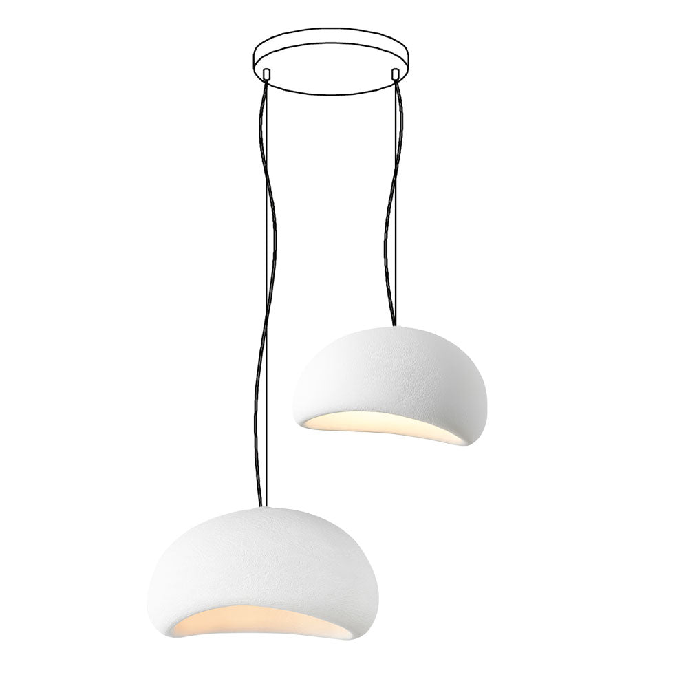 Lustra Kronleuchter Rau Kombination Wabi-Sabi-Letslighting