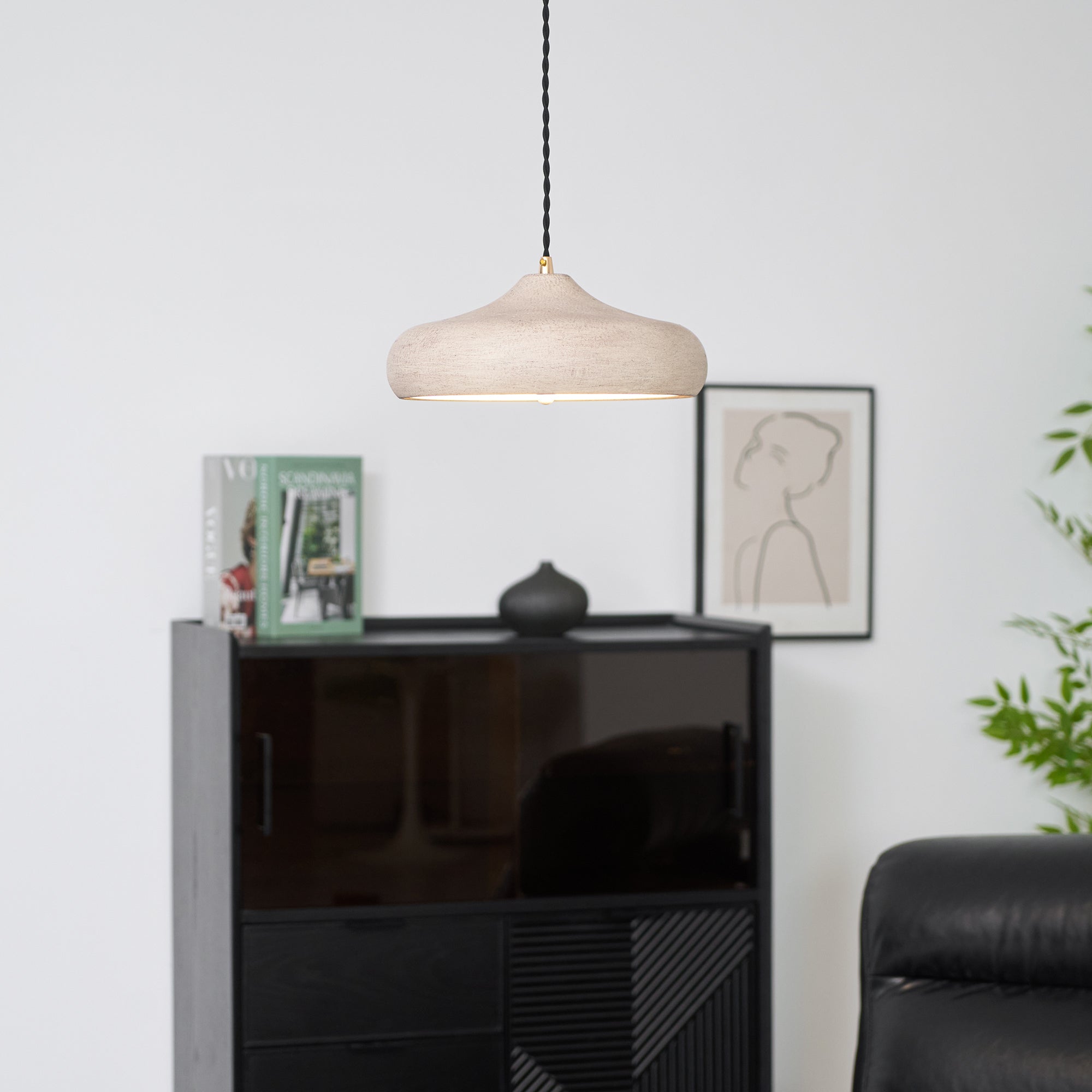 Etalyra Schwarz Pendelleuchte-Letslighting