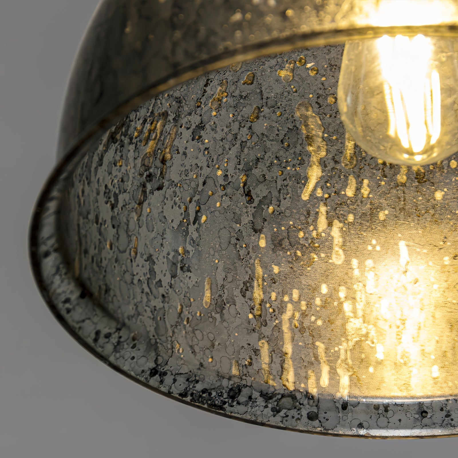 Ilvenel Vintage Industrial Holz Glas Pendelleuchte-Letslighting