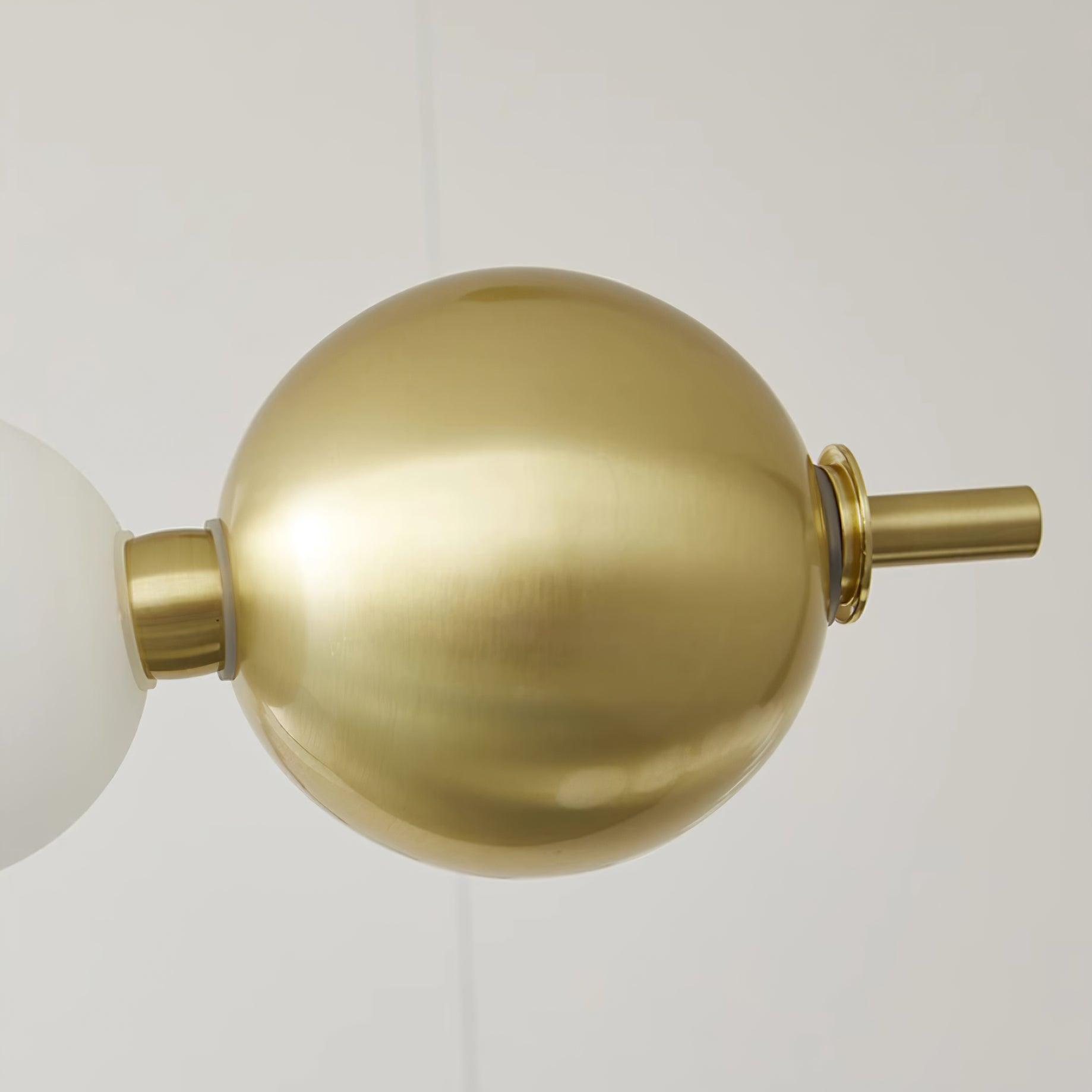 Kronleuchter Messing Ring Kugeln Modern Minimalistisch-Letslighting