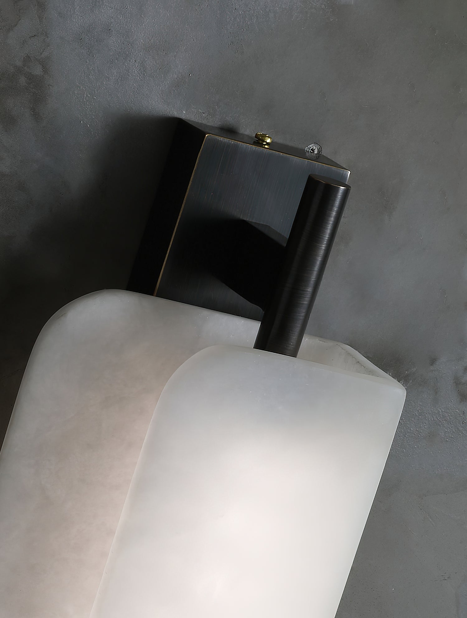Cenore Modern Minimalist White Alabaster Wall Lamp - Letslighting