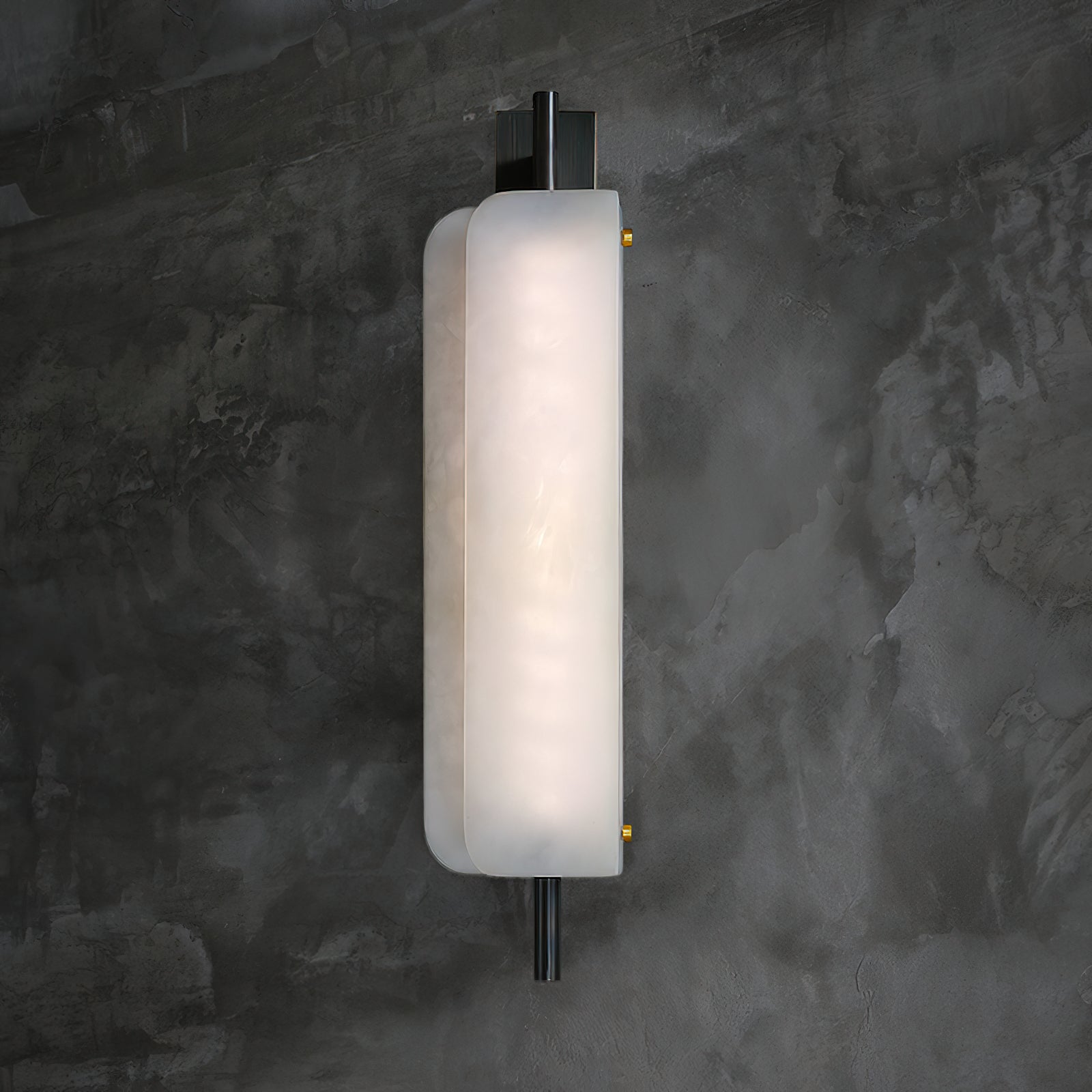 Cenore Modern Minimalist White Alabaster Wall Lamp - Letslighting