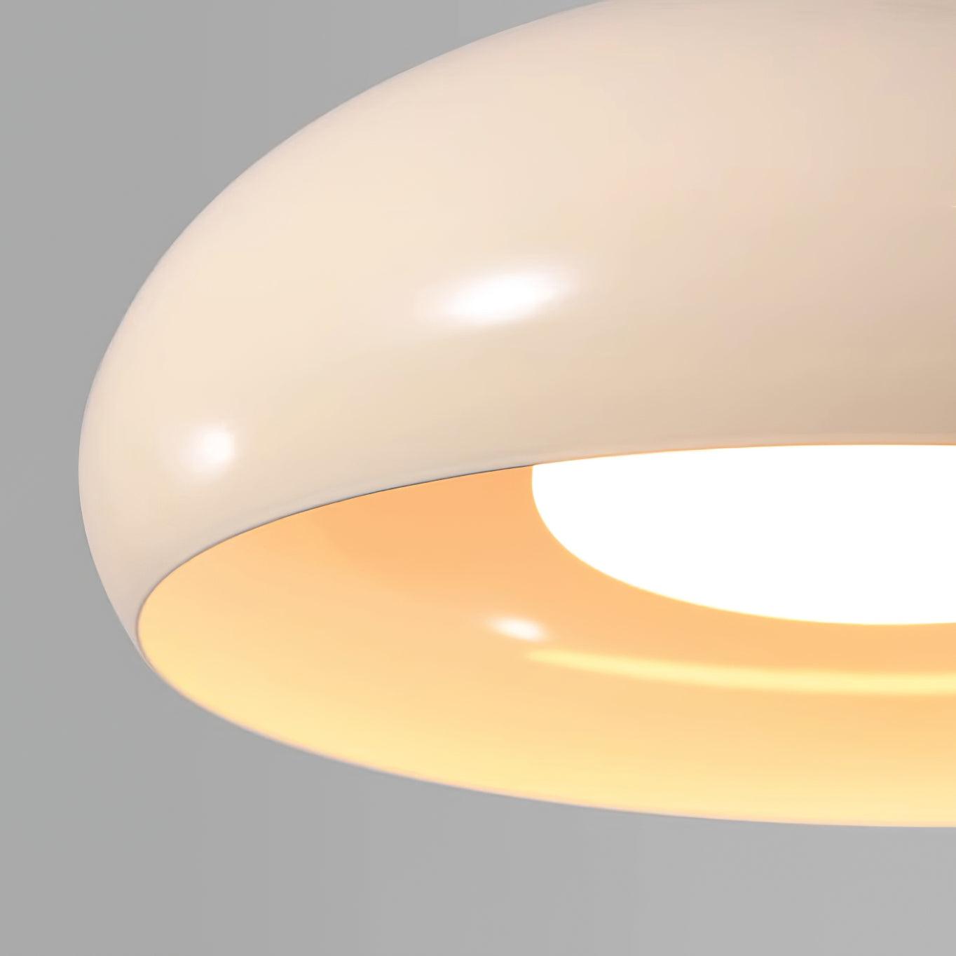 Pendelleuchte Kuppelschirm Metall Rot Retro-Letslighting