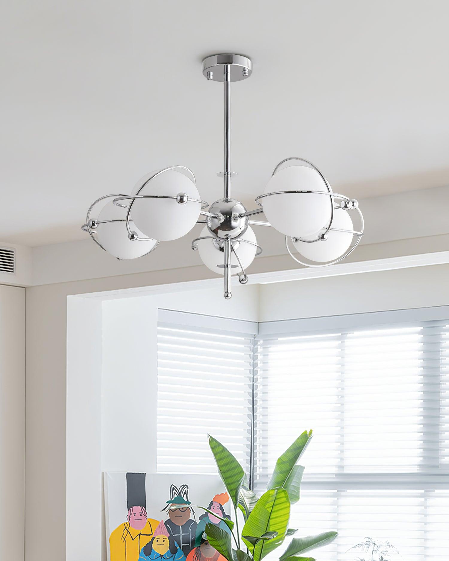 Zomarion Hochwertiger Nordischer Kunstglas-Kronleuchter-Letslighting