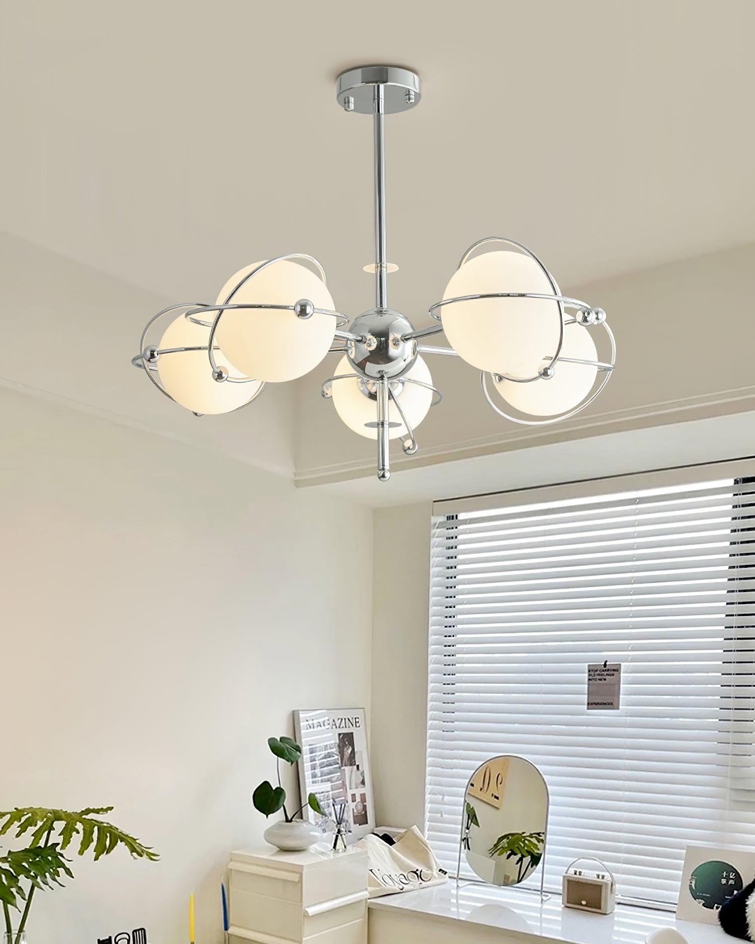 Zomarion Hochwertiger Nordischer Kunstglas-Kronleuchter-Letslighting