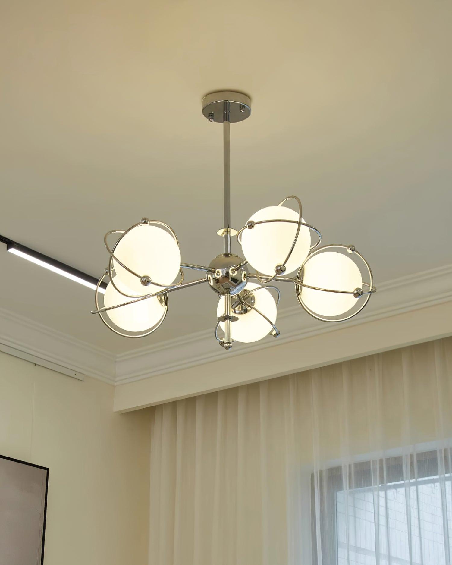 Zomarion Hochwertiger Nordischer Kunstglas-Kronleuchter-Letslighting