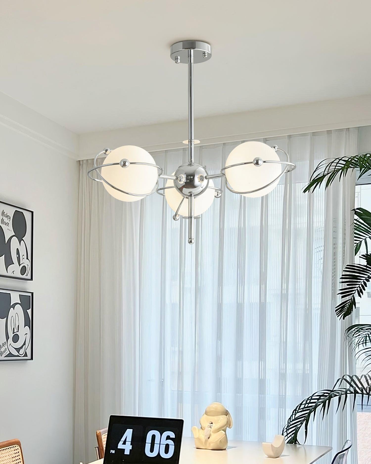 Zomarion Hochwertiger Nordischer Kunstglas-Kronleuchter-Letslighting