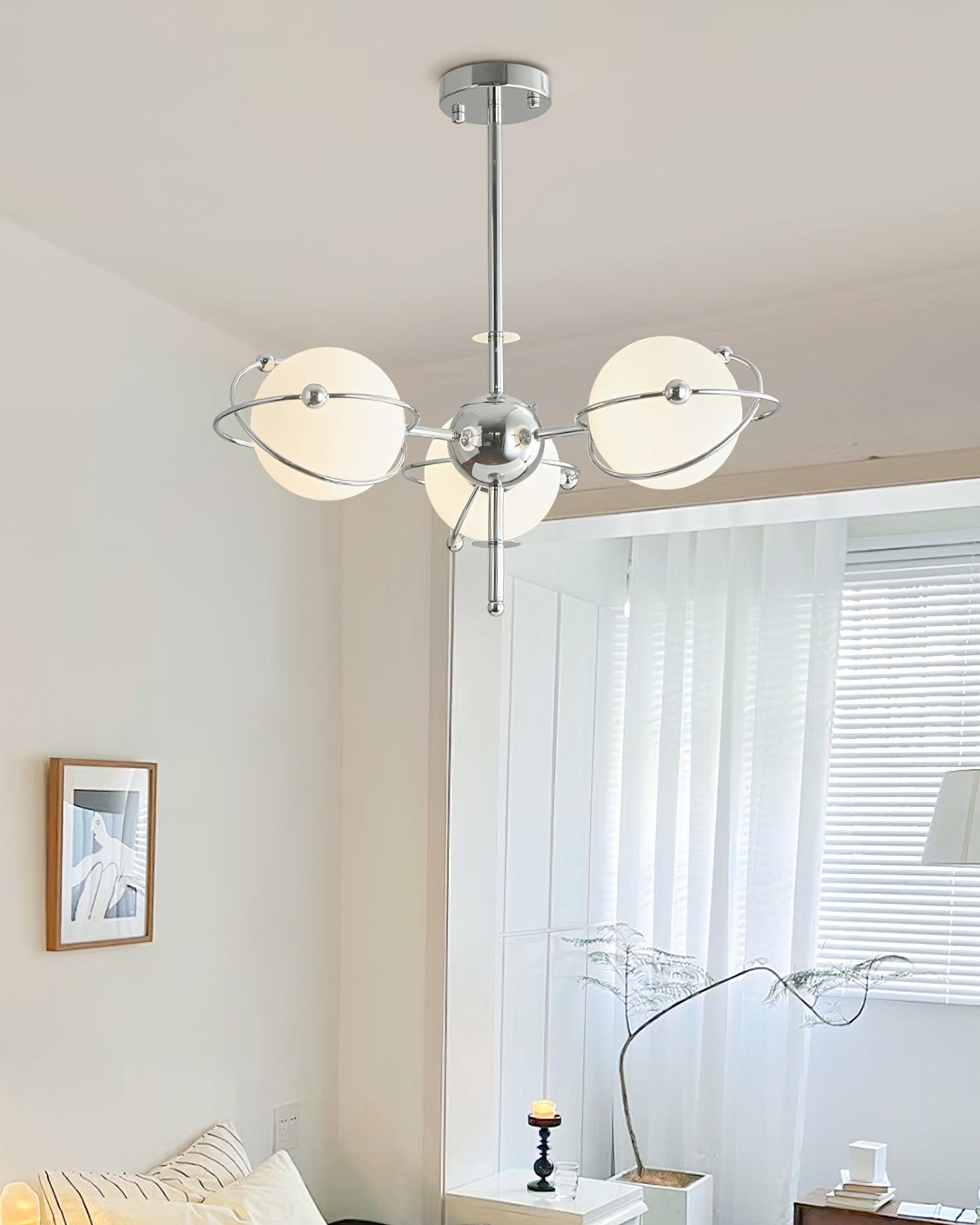 Zomarion Hochwertiger Nordischer Kunstglas-Kronleuchter-Letslighting