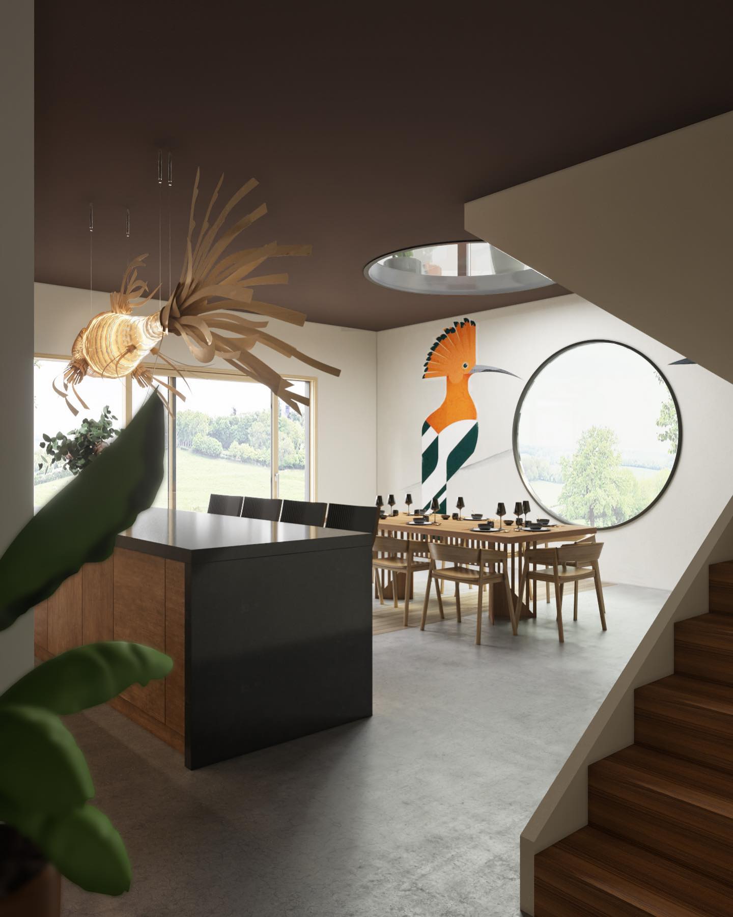 Ivsolara Moderner Holz-Kronleuchter-Letslighting