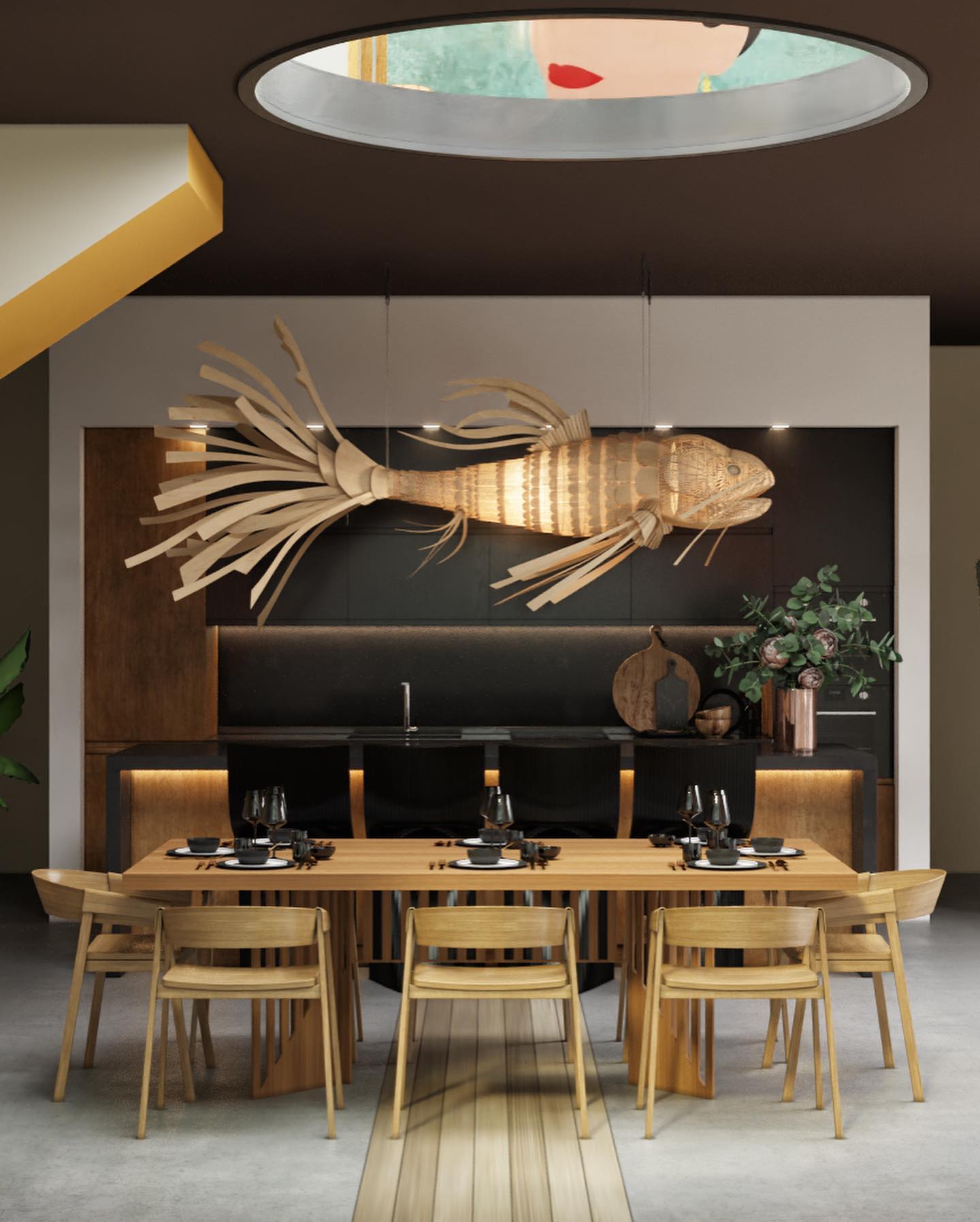 Ivsolara Moderner Holz-Kronleuchter-Letslighting
