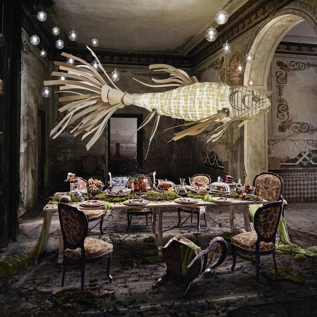 Koi Chandelier - Blowlighting