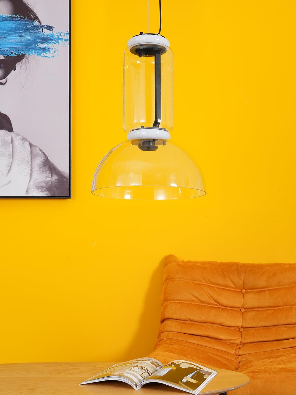 Virelo Stacked Glass Cylinder Pendant Light - Letslighting