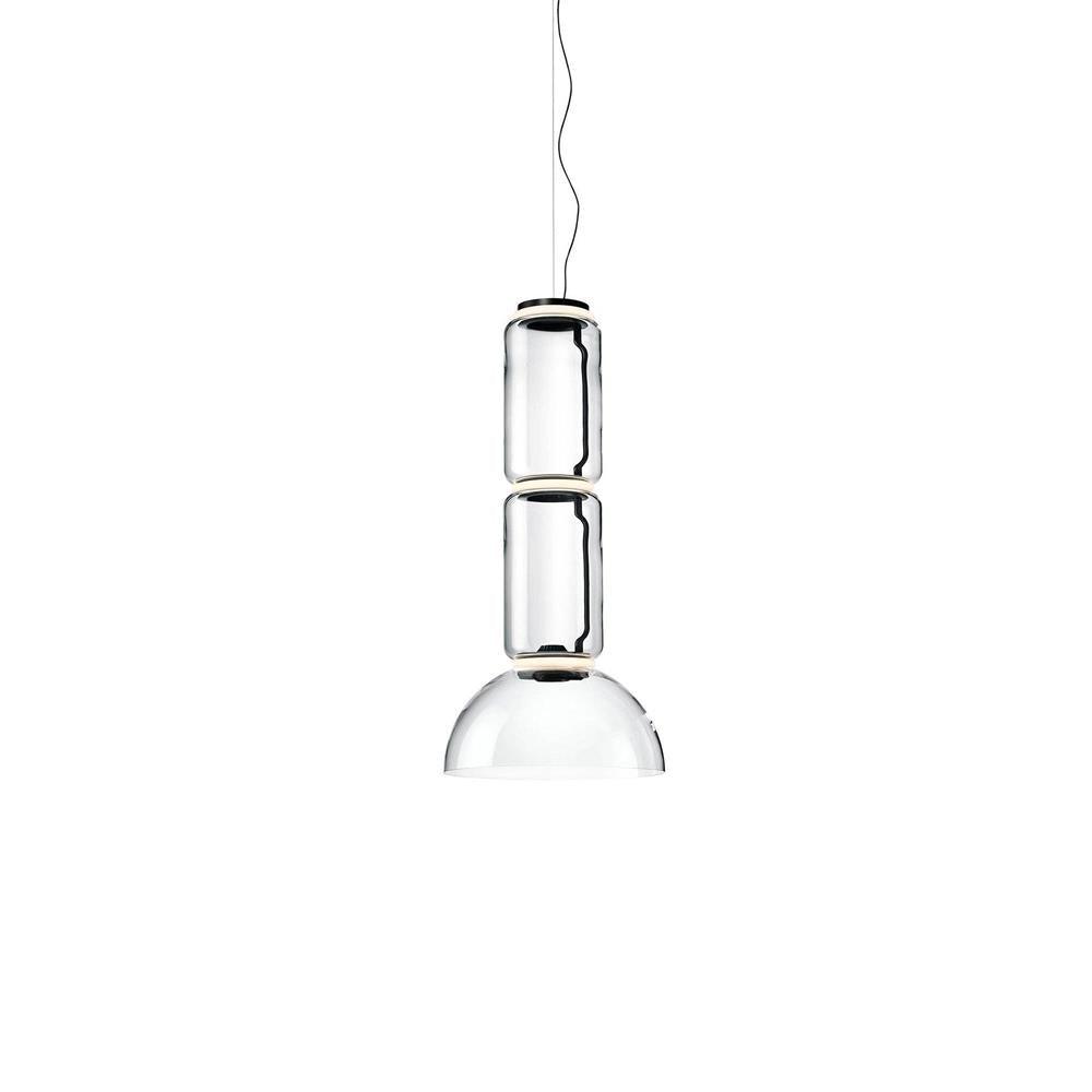 Virelo Stacked Glass Cylinder Pendant Light - Letslighting