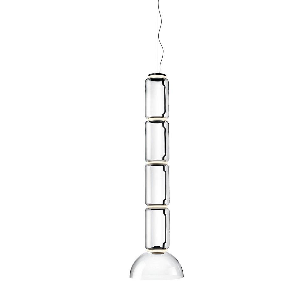 Virelo Stacked Glass Cylinder Pendant Light - Letslighting