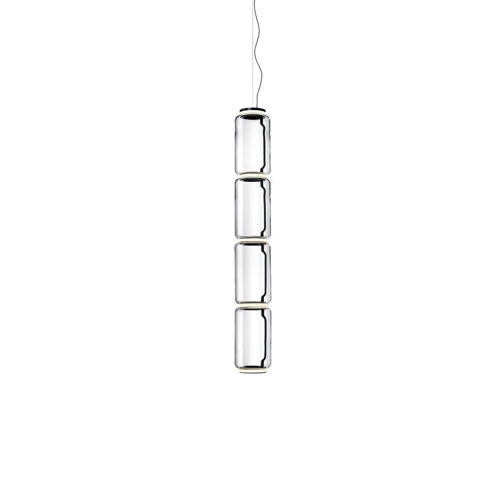 Virelo Stacked Glass Cylinder Pendant Light - Letslighting