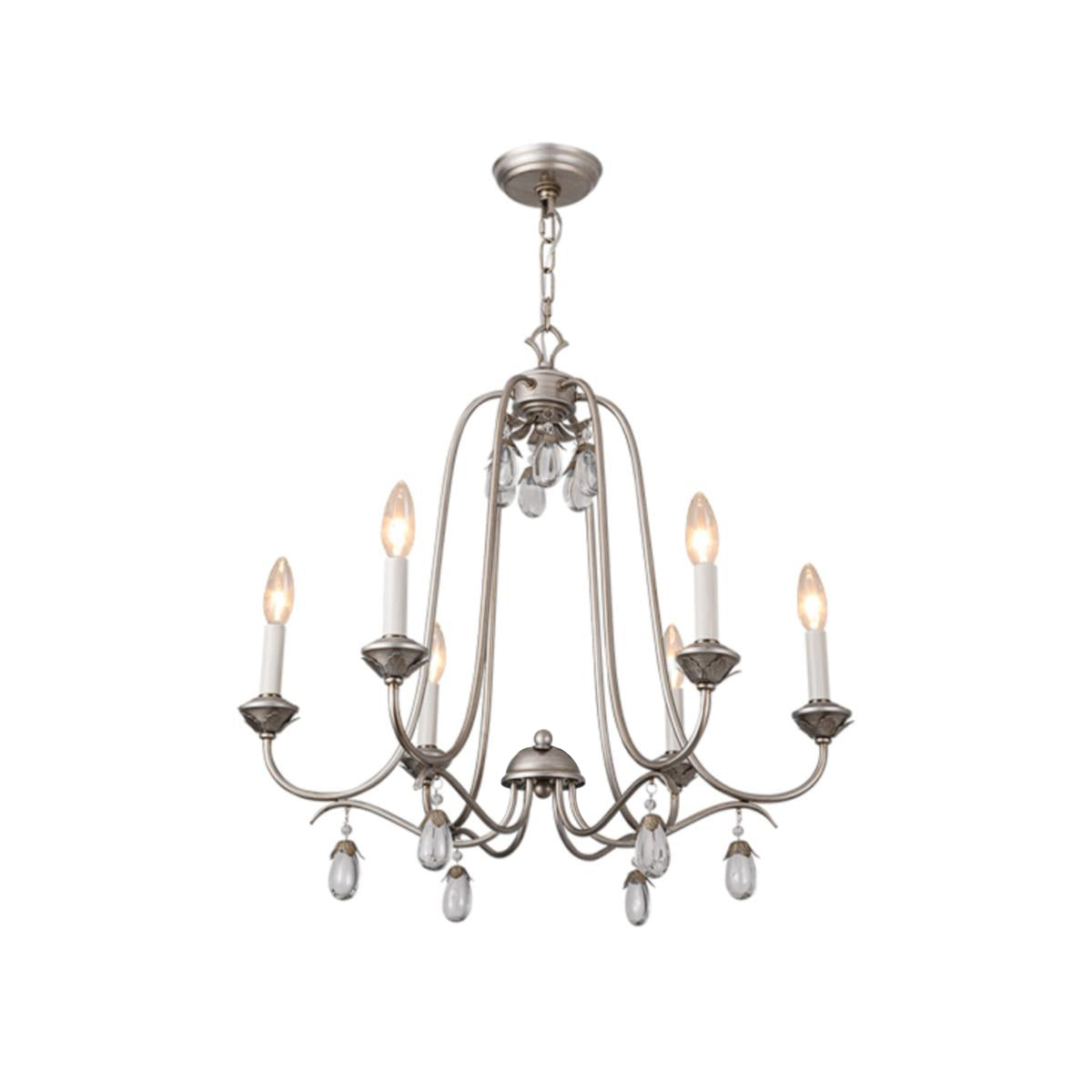 Ocara Vintage Luxus Messing Kristall Kronleuchter-Letslighting