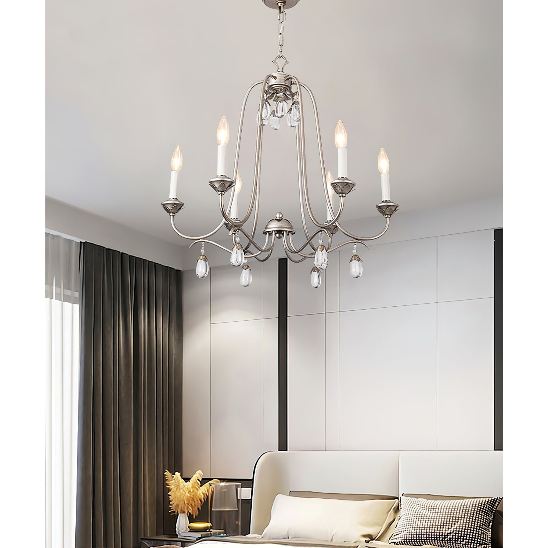 Ocara Vintage Luxus Messing Kristall Kronleuchter-Letslighting
