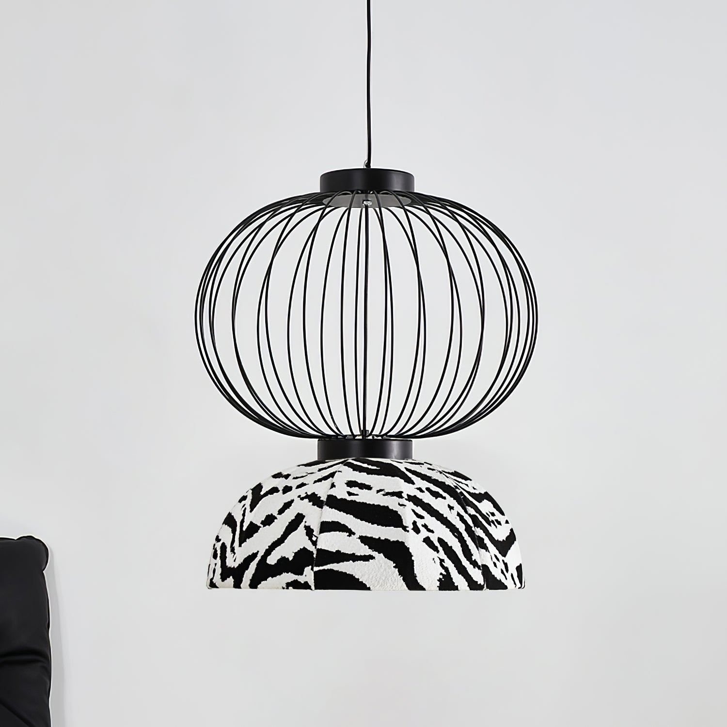 Forge Industrielle Stoff-Pendelleuchte-Letslighting
