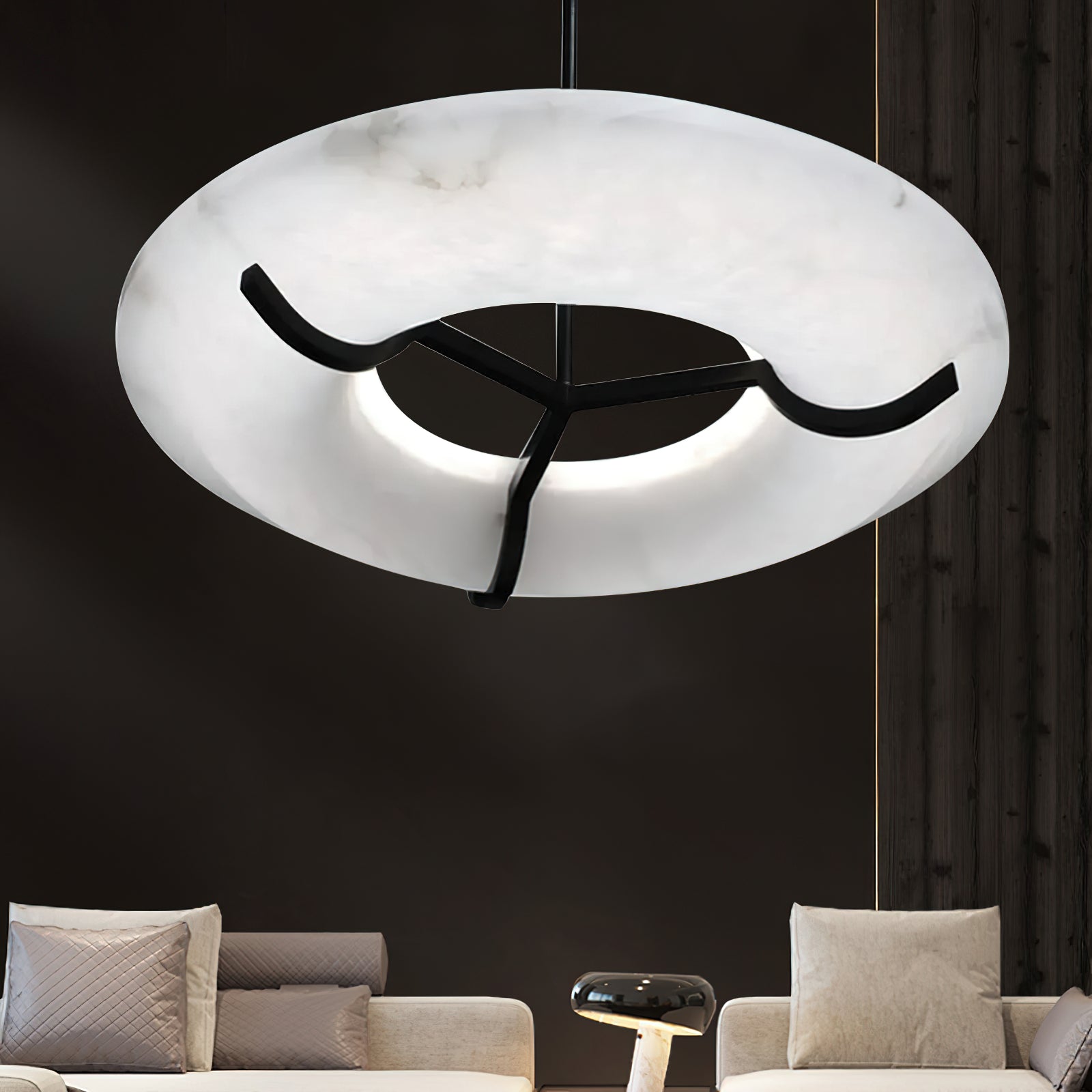 Eldorora Messing Alabaster Kronleuchter-Letslighting