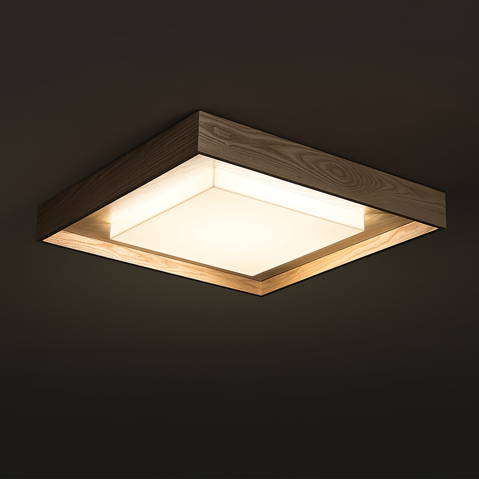 Auro Rustikale Deckenleuchte aus Holz-Letslighting
