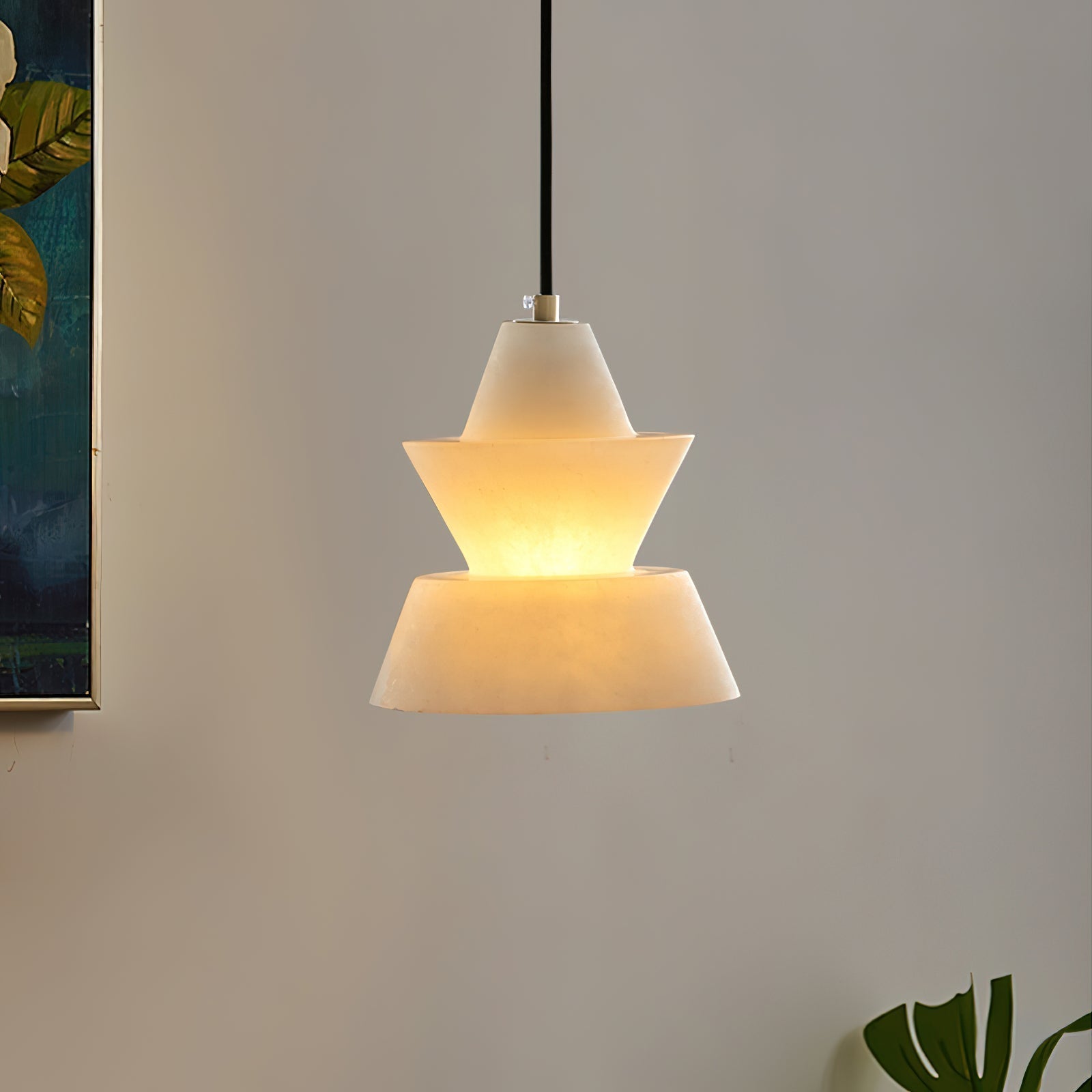 Strata Alabaster Pendant Light - Neutralighting